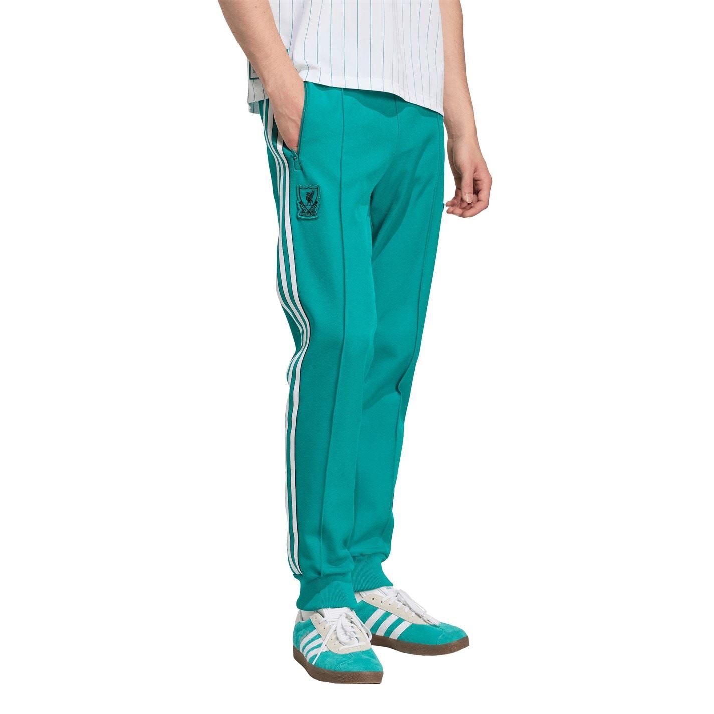 adidas Mens Liverpool Icons Tracksuit Bottoms