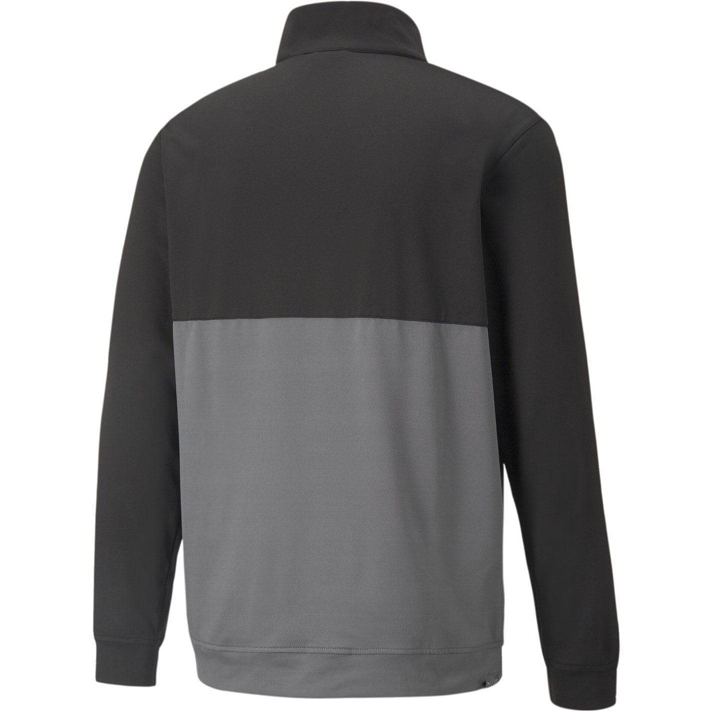 Puma Colourblock Zip Neck Regular Fit Sweatshirt