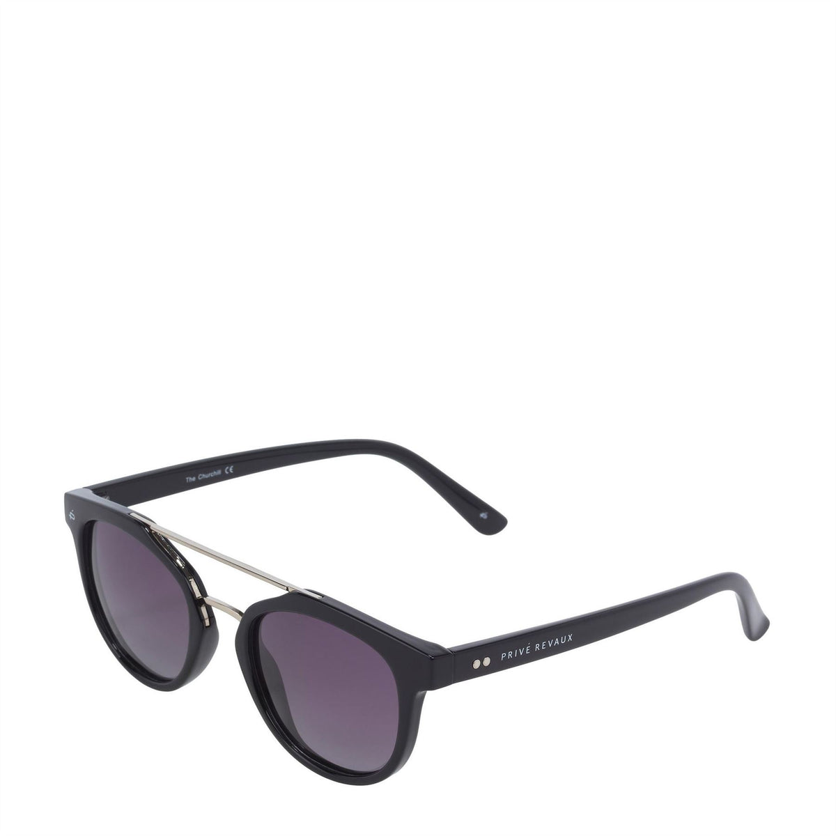 Prive Revaux R The Churchill Aviator Double Bridge Sunglasses