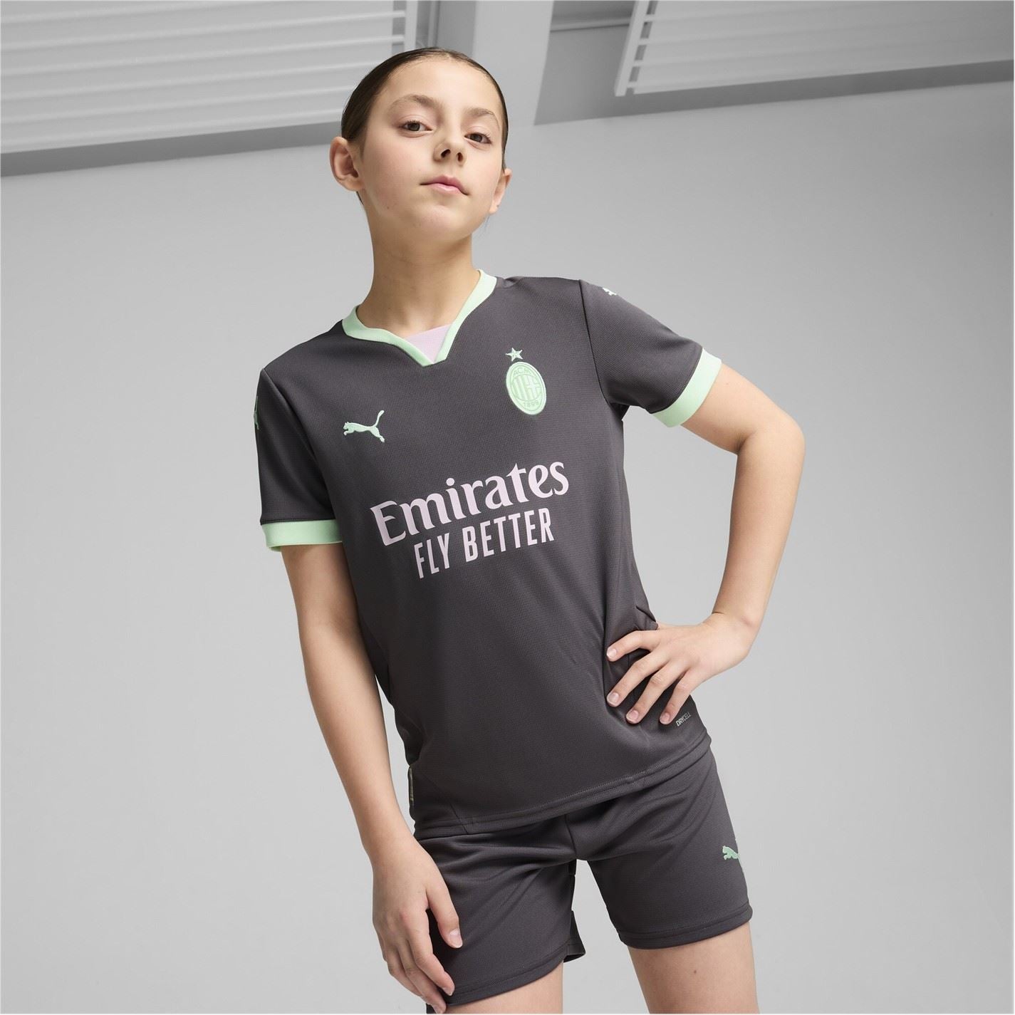 Puma Ac Milan Third Shirt 2024 2025 Juniors