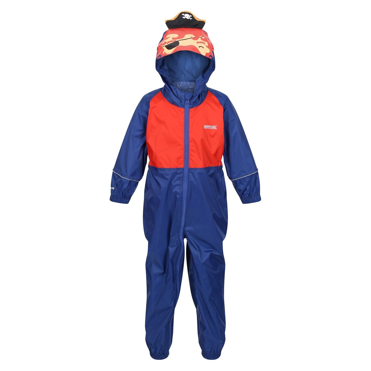 Regatta Kids Charco Animal Hooded Waterproof Jacket