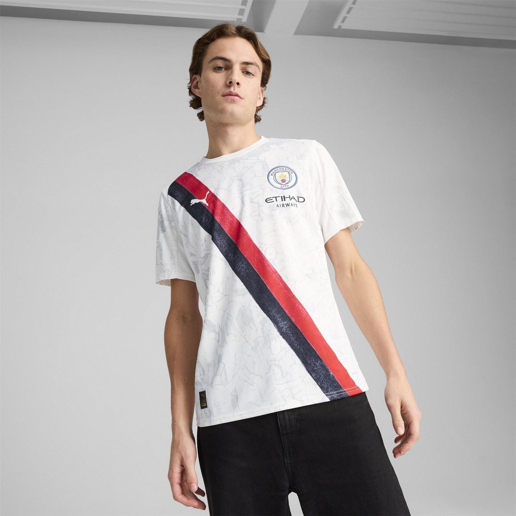 Puma Mens X Kidssuper Manchester City Shirt 2025 2026