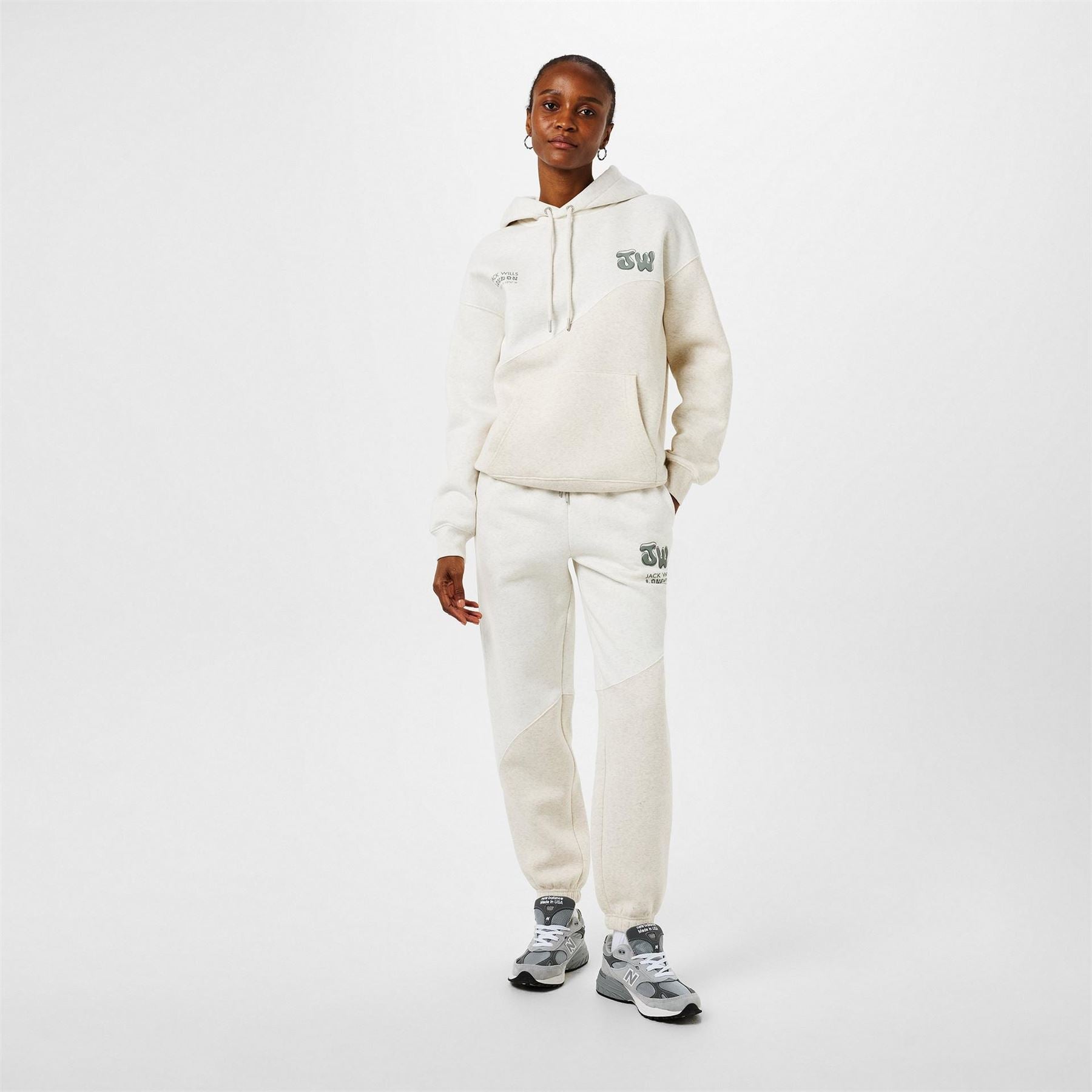 Jack Wills Splice Hooded Sweatshirt