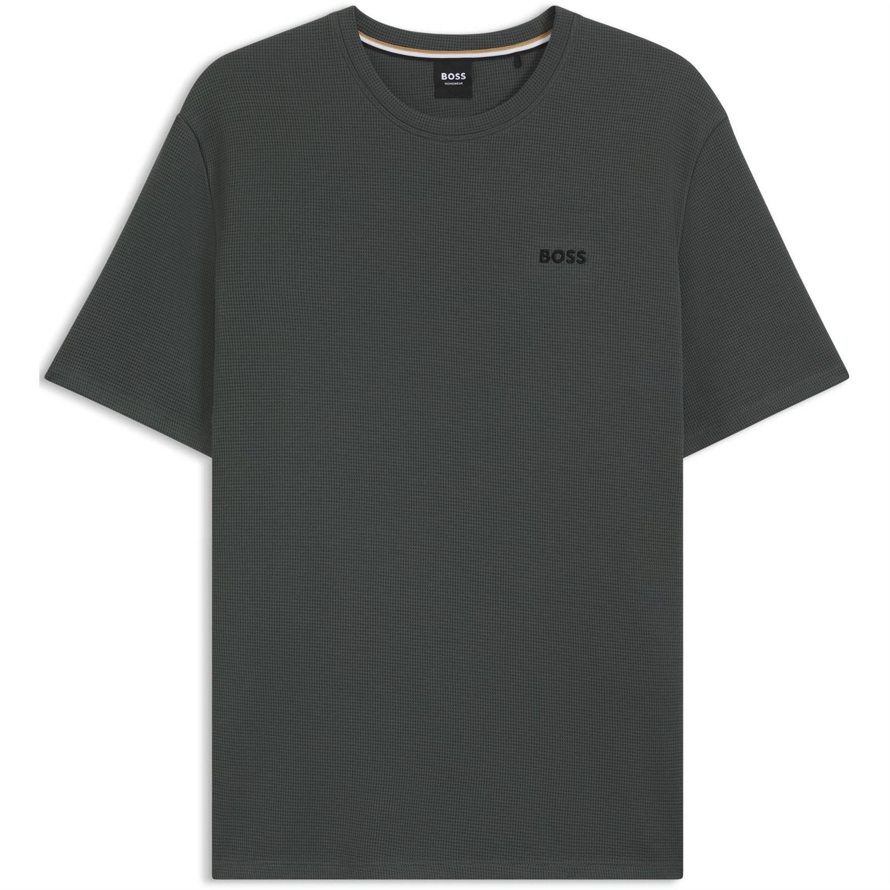 Boss BOSS Bodywear Waffle T Shirt with Structured Design