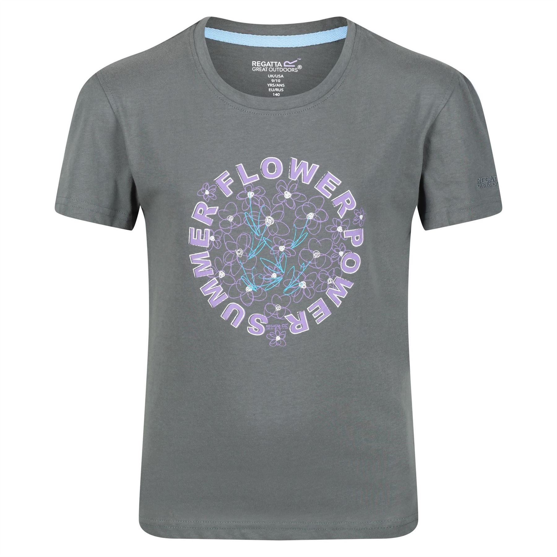 Regatta Text Graphic Crew Neck Short Sleeve Jersey T-Shirt