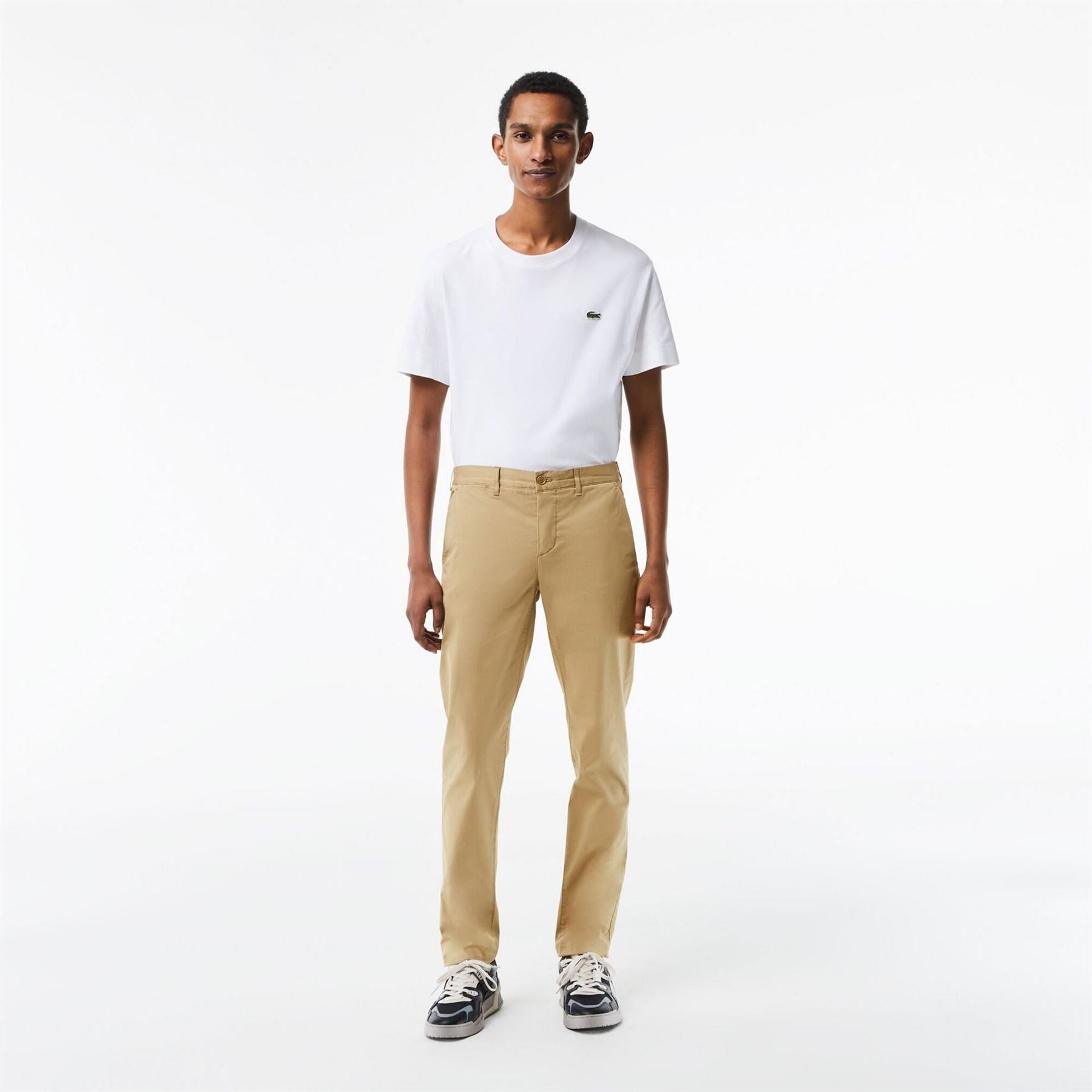 Lacoste Hh7970 Regular Fit Straight Chinos