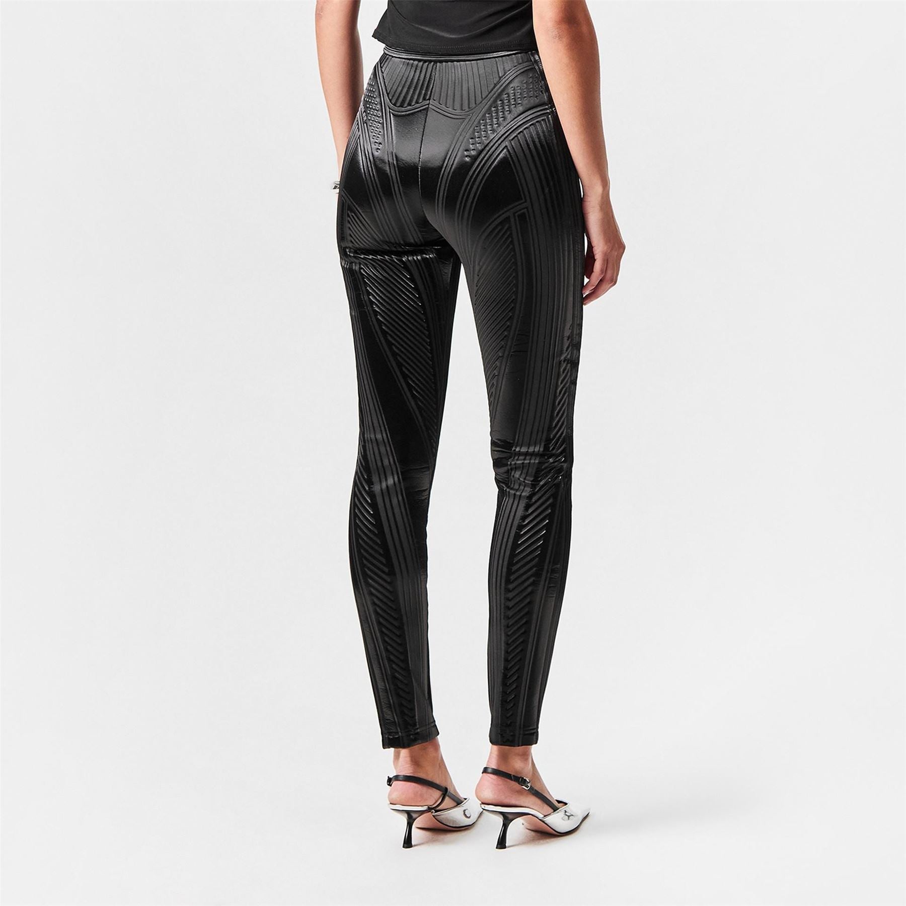 Mugler Embossed Leggings