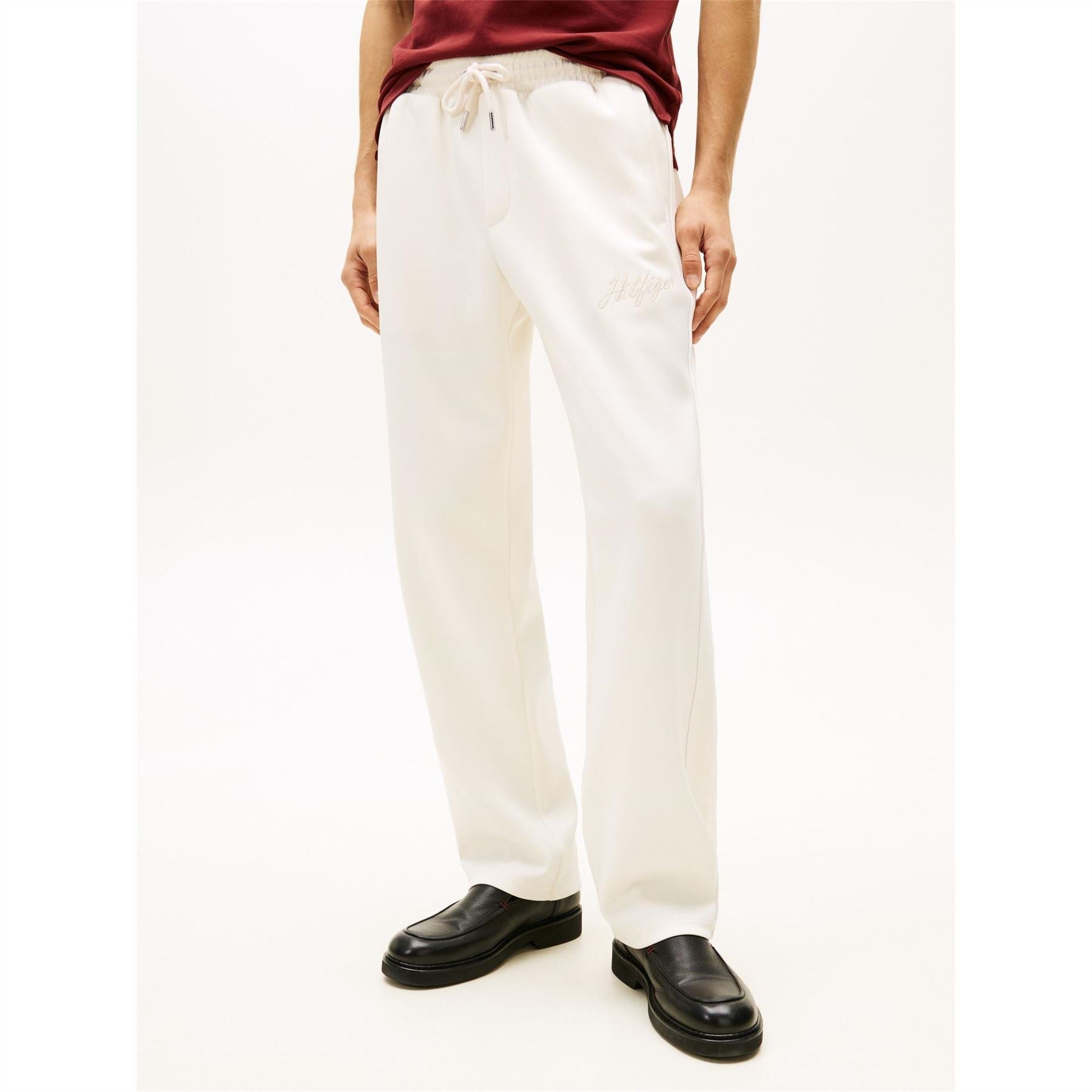 Tommy Hilfiger Modern Solid Patterned Straight Sweatpants