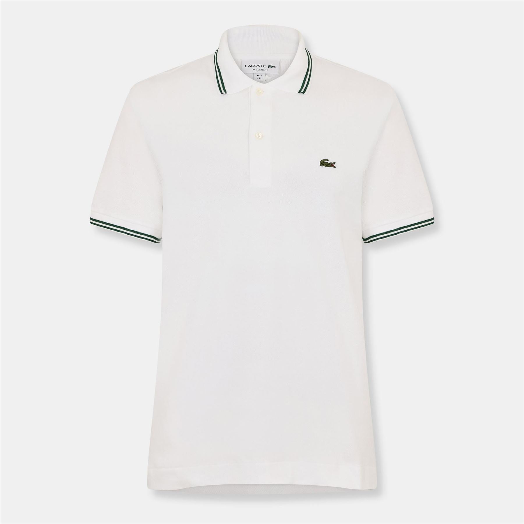 Lacoste Regular Fit Crocodile Print Polo
