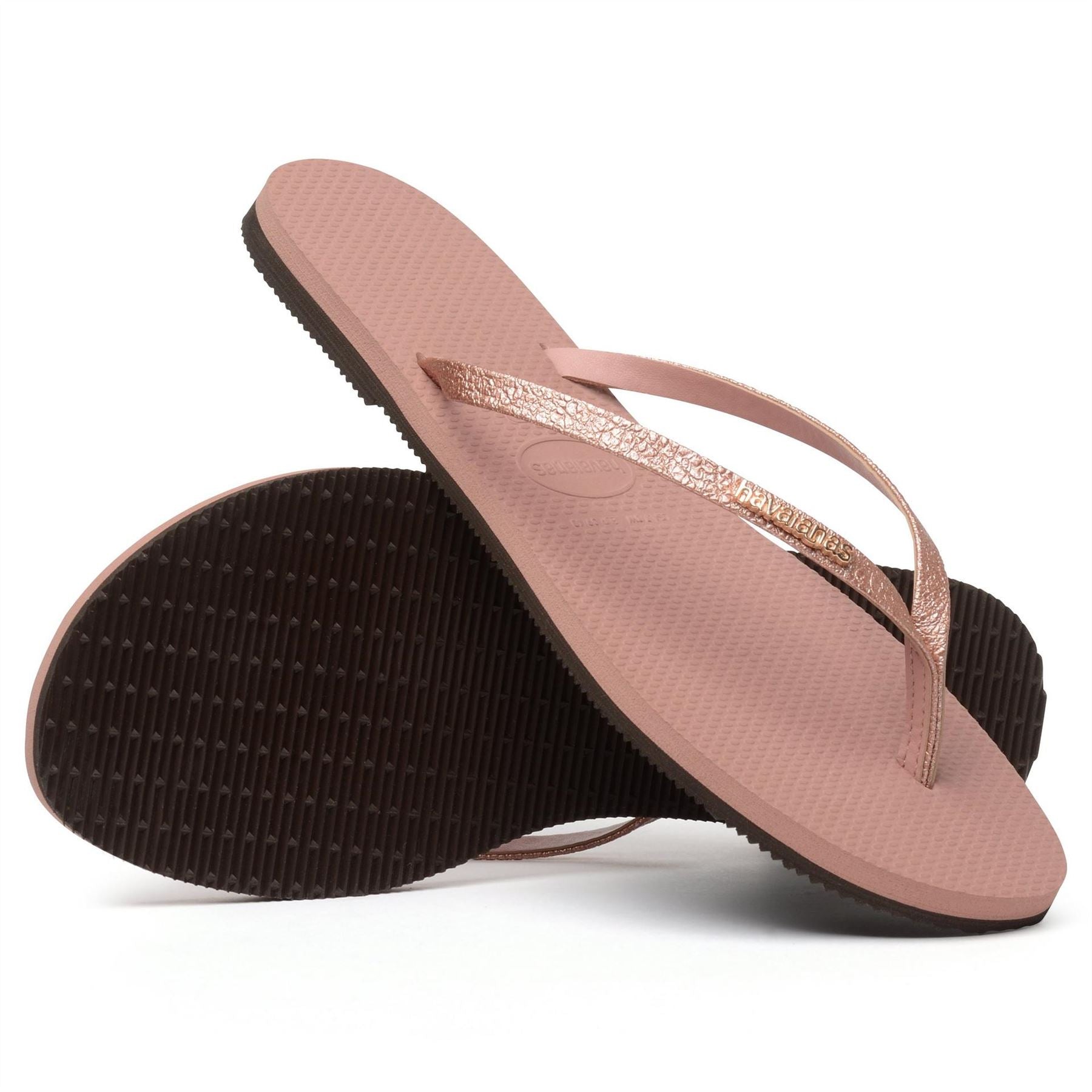 Havaianas Hav. You Shine Ballet Rose 33 34 Flip Flops Womens