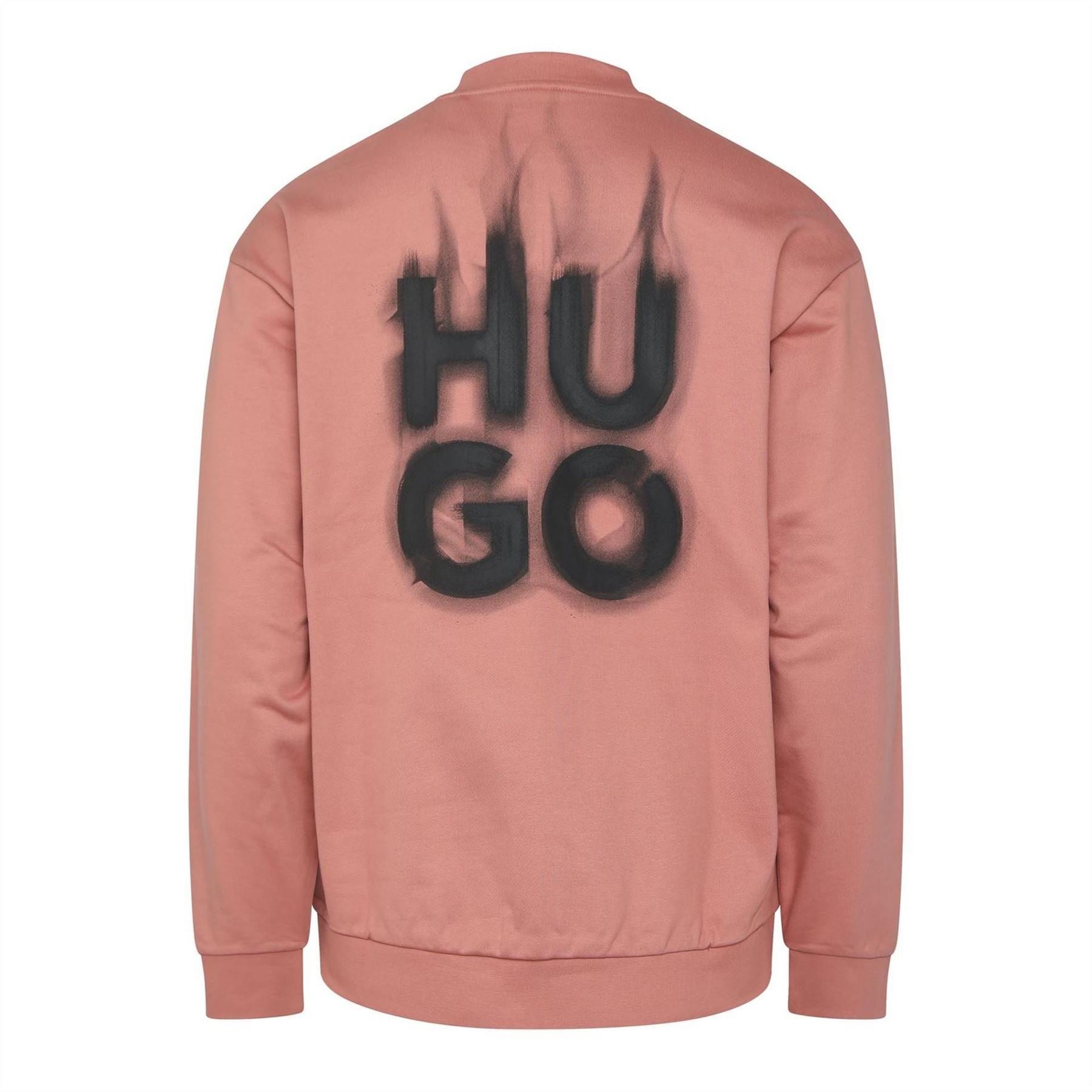 Hugo Smoke Logo Crewneck Sweatshirt