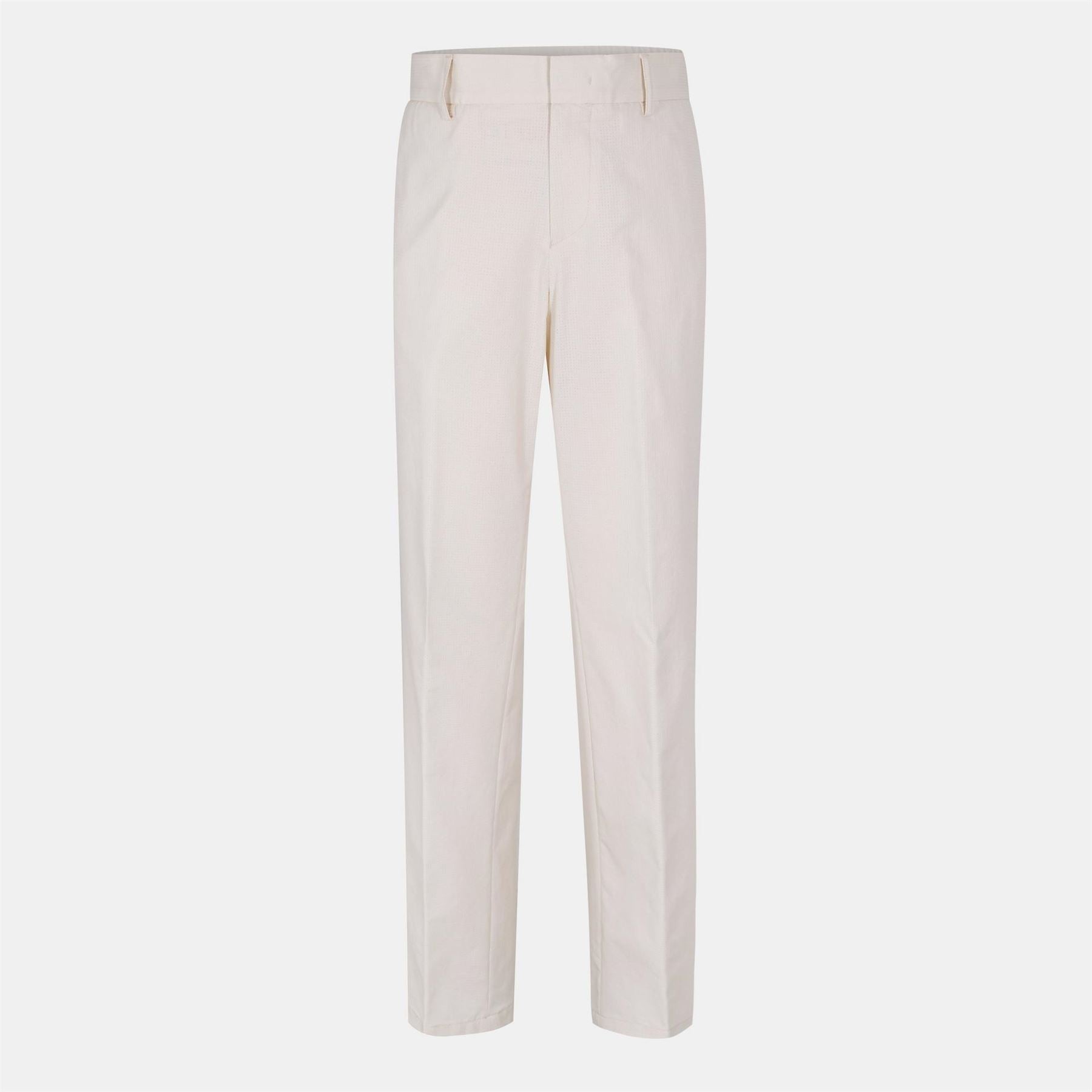 Boss Genius Solid Patterned Straight Chinos