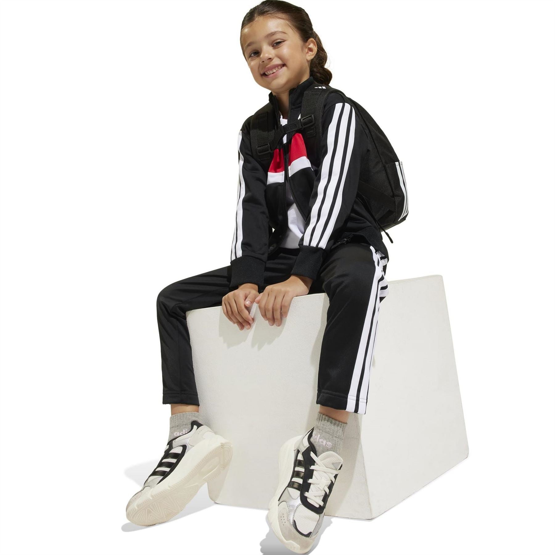 adidas Seasonal Essentials Tiberio 3 Stripes Tracksuit Infants