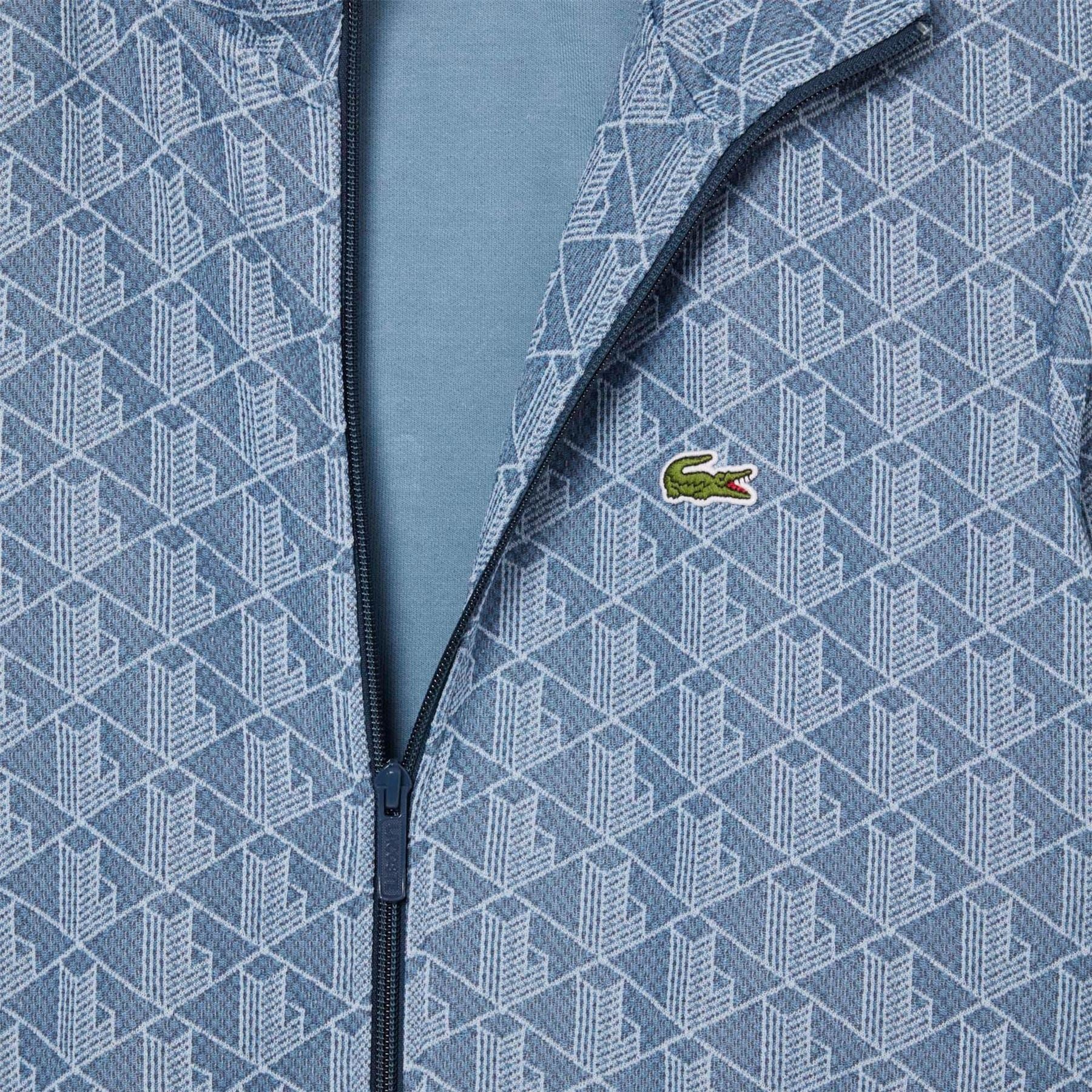 Lacoste Zip Up Jacquard Track Jacket