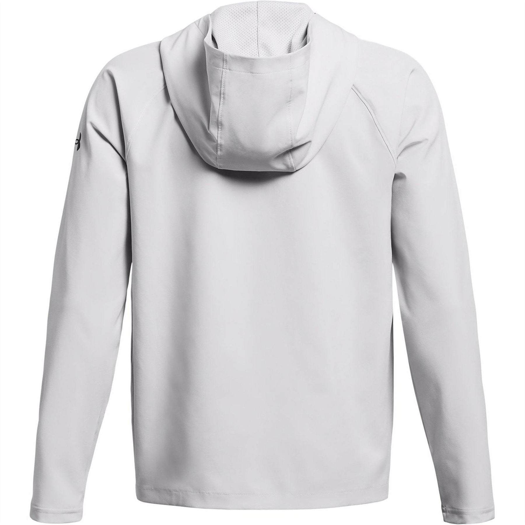 Under Armour Solid Patterned Full Zipper Hooded Woven Cuff Jacket