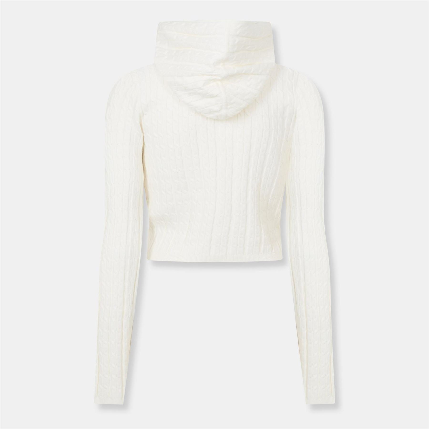 Jack Wills Full Zip Cable Knit Jumper