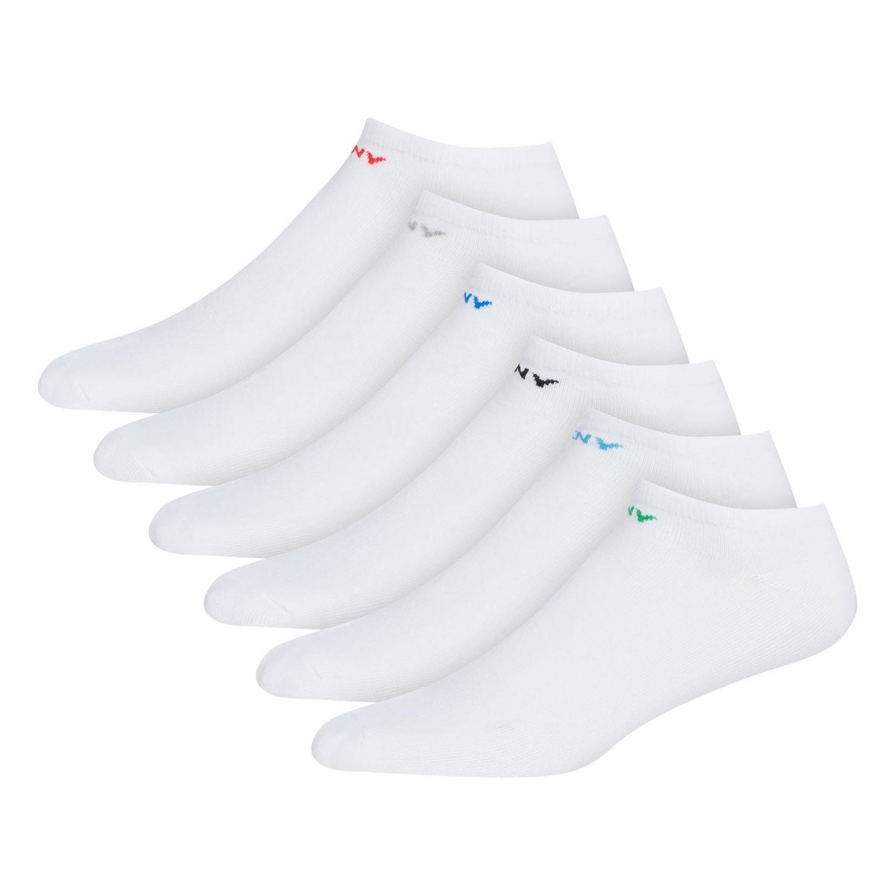DKNY Mens 6 Pack Trainer Liner Broadway