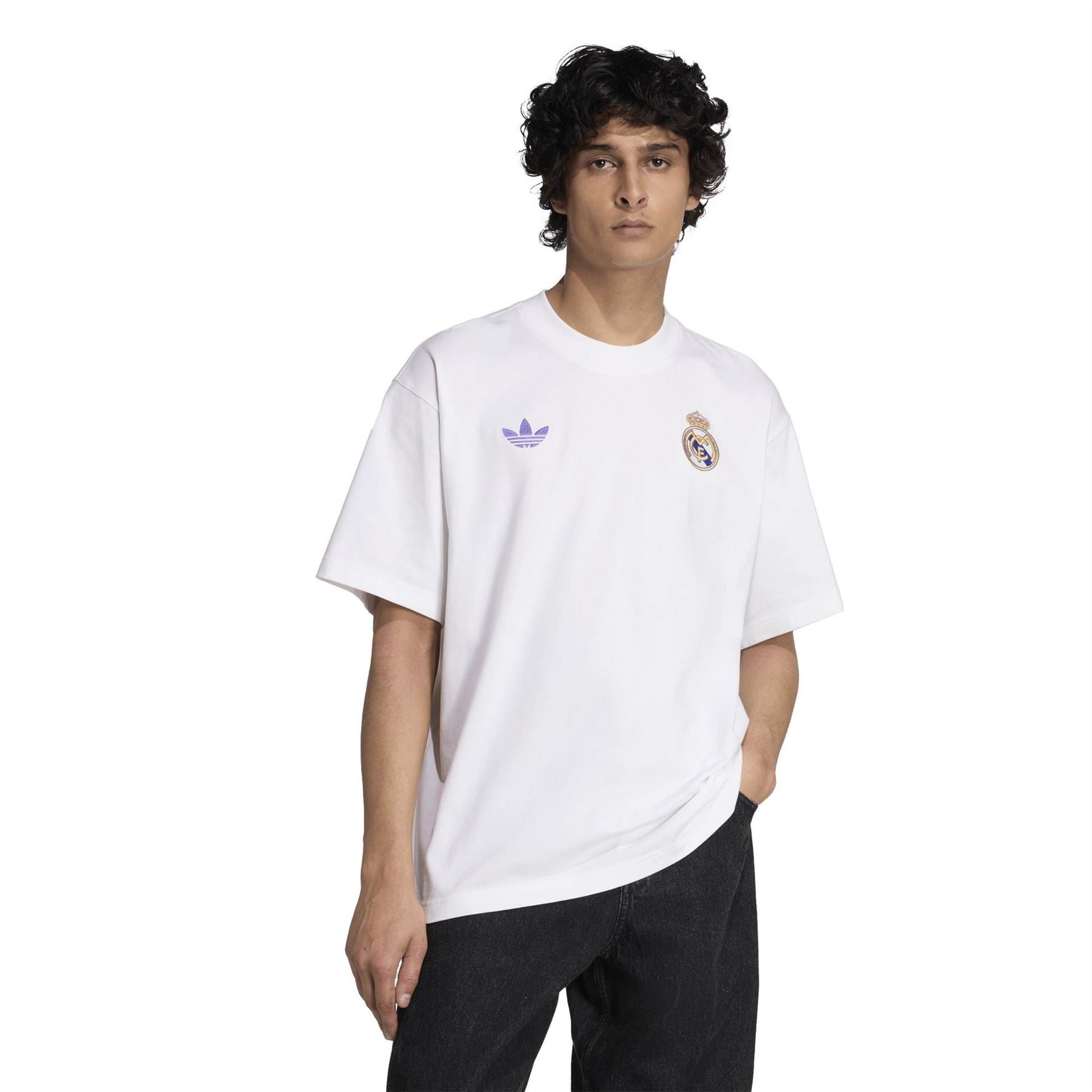 adidas Mens Real Madrid Originals Lfstlr T-Shirt 25 26