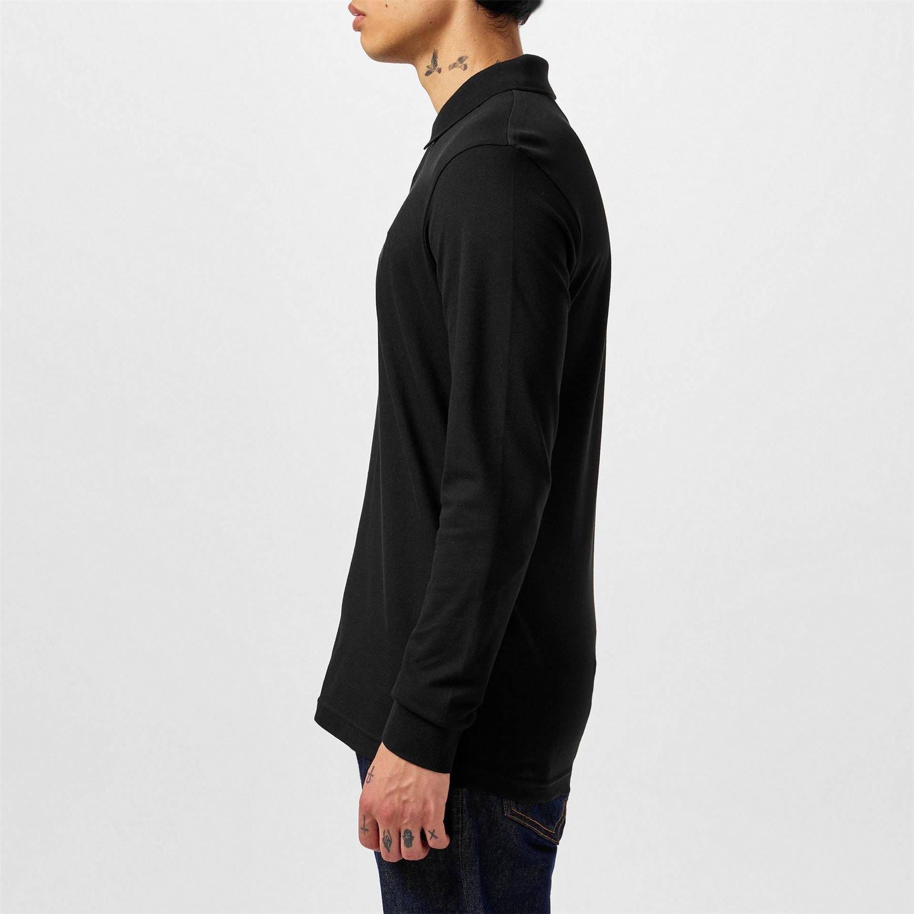 Boss BOSS ORANGE Passerby Premium Cotton Long Sleeve Polo Shirt with Logo Detail