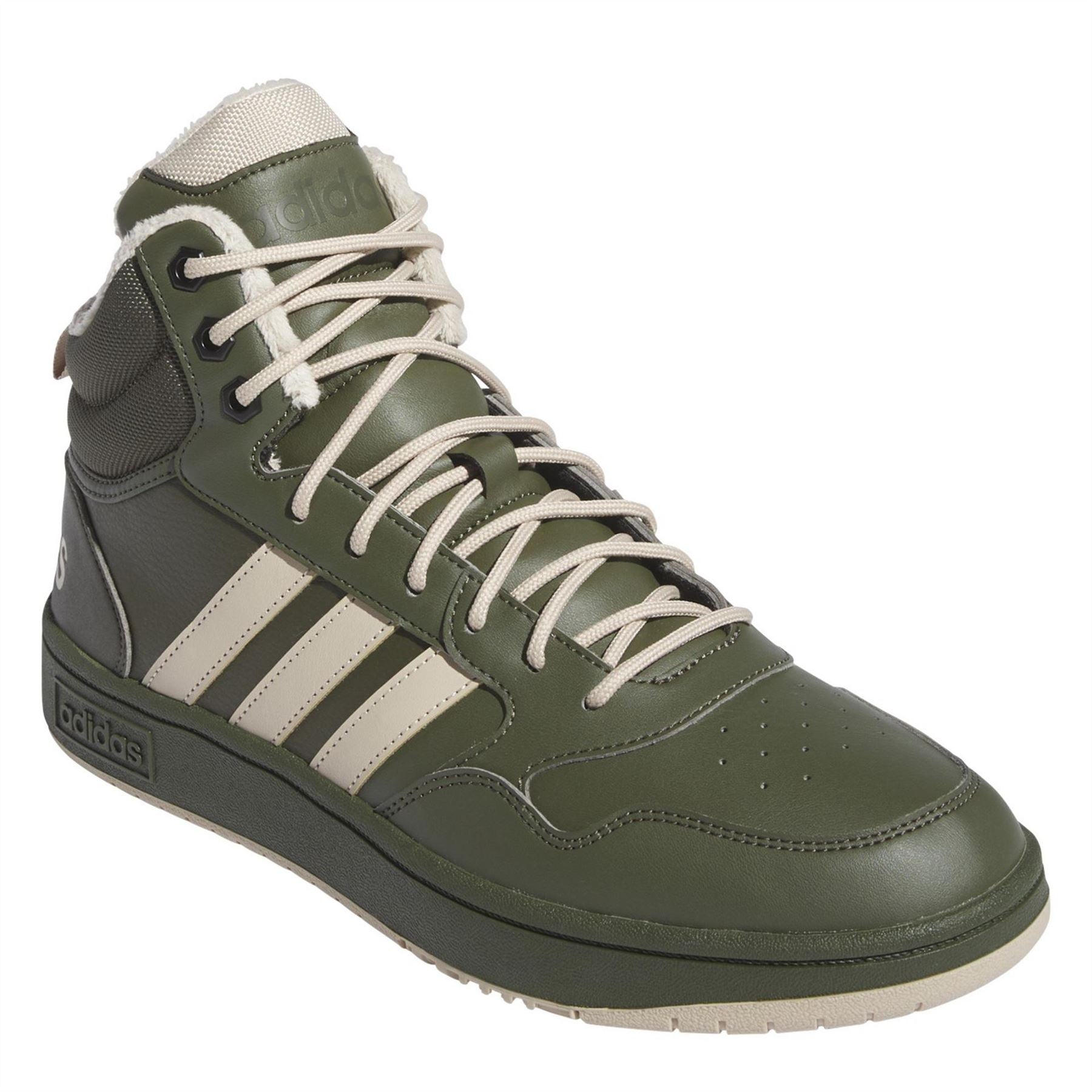 adidas Hoops 3.0 Mid Basketball Lace-Up Trainers