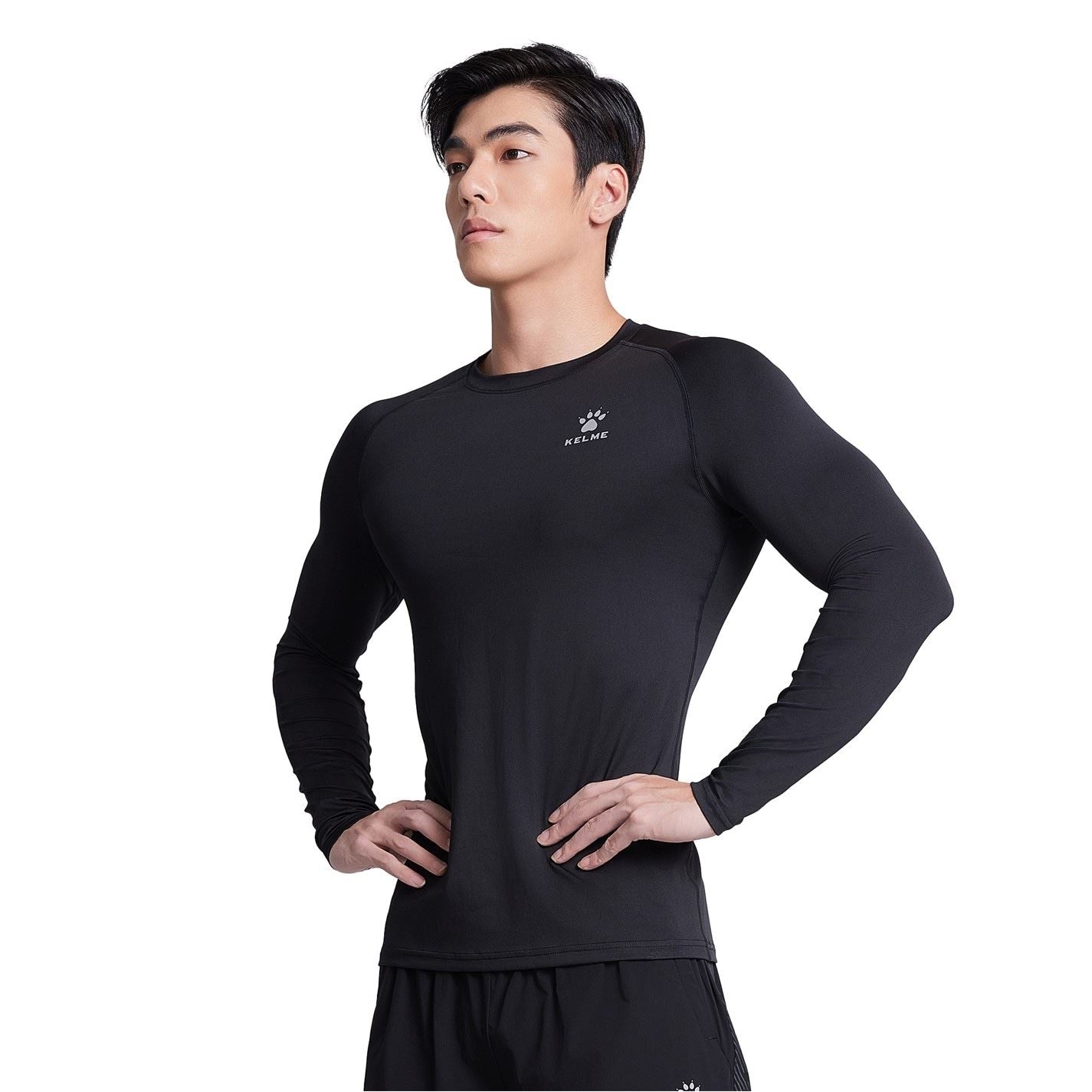 Kelme Compression Fit Raglan Sleeve Top