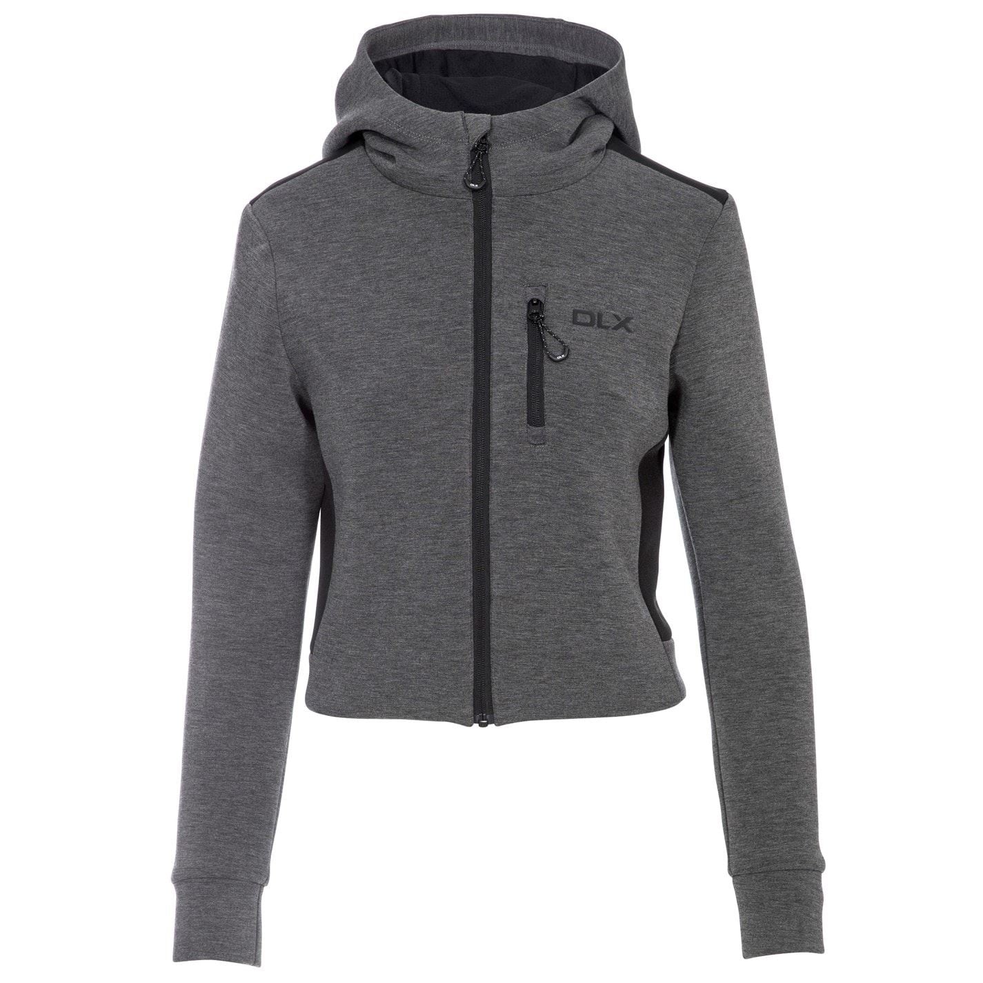DLX Fernanda Cropped Zip Hoodie