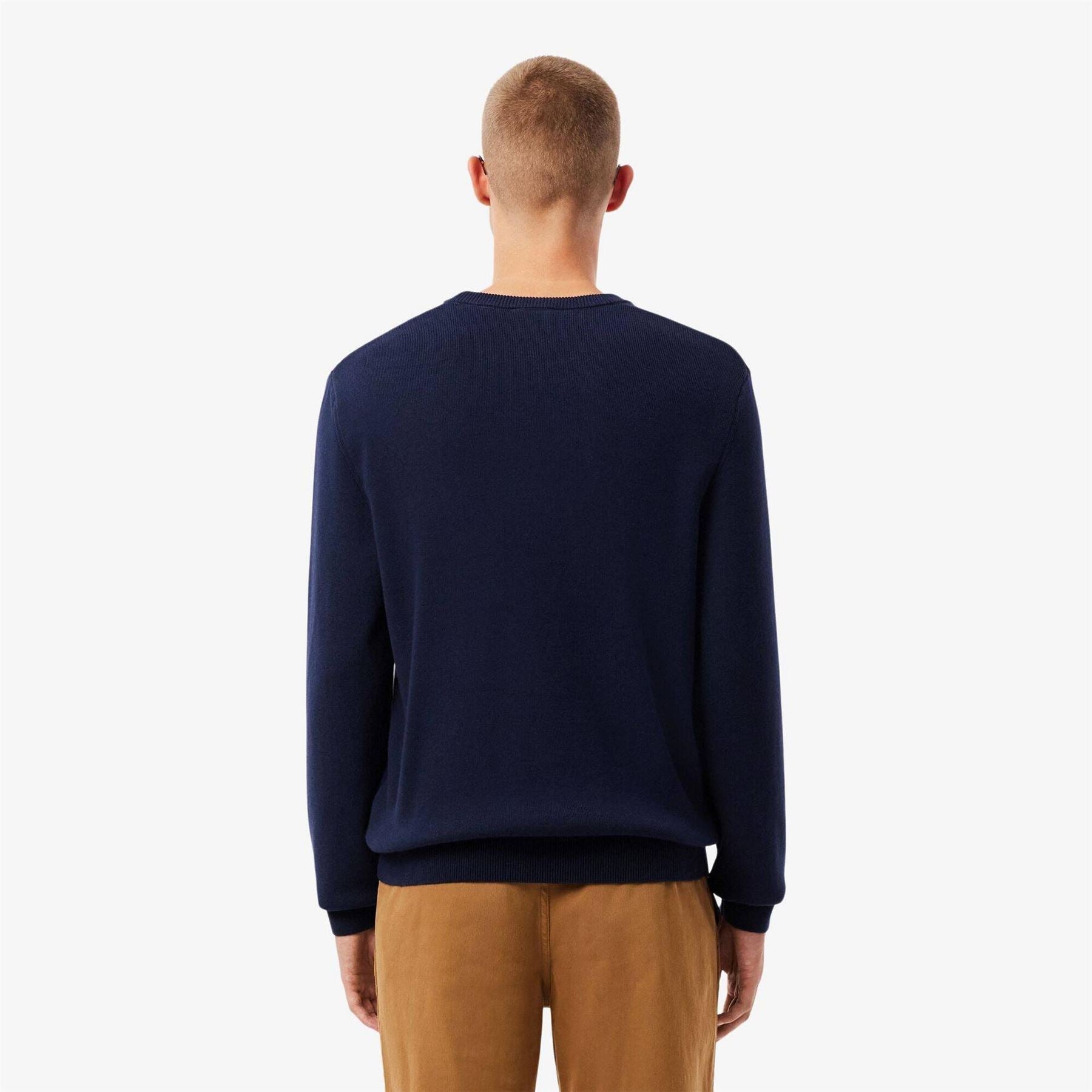 Lacoste Crocodile Logo Crew Neck Long Sleeve Sweater