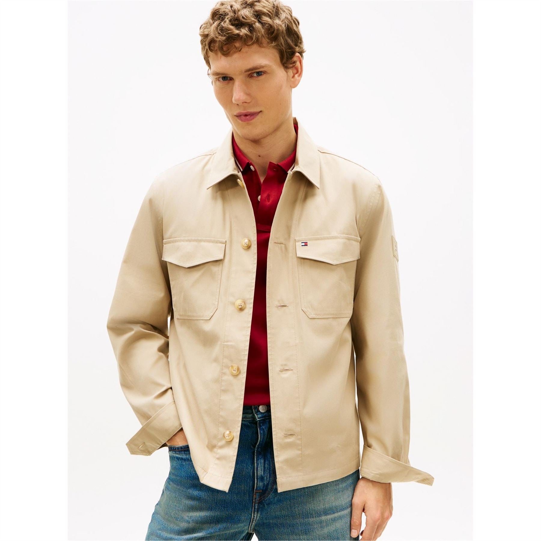 Tommy Hilfiger Nylon Shirt Jacket