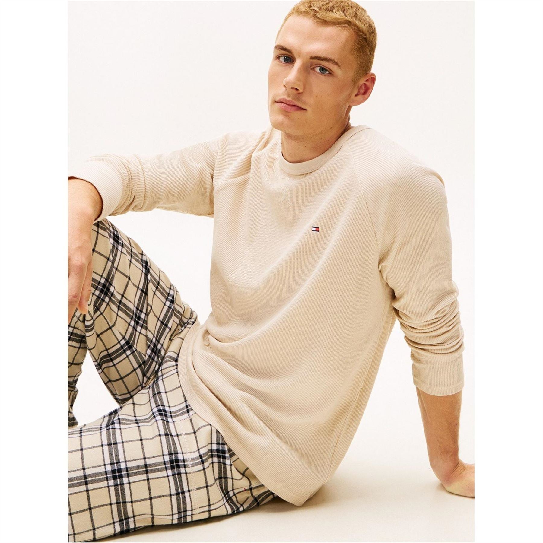 Tommy Hilfiger Long Sleeve Crew Neck Pyjama Set