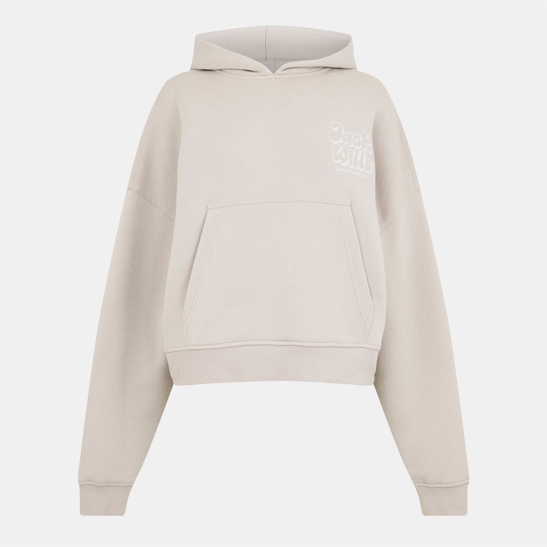 Jack Wills Hooded Neck Long Sleeve Oversize Fit Top