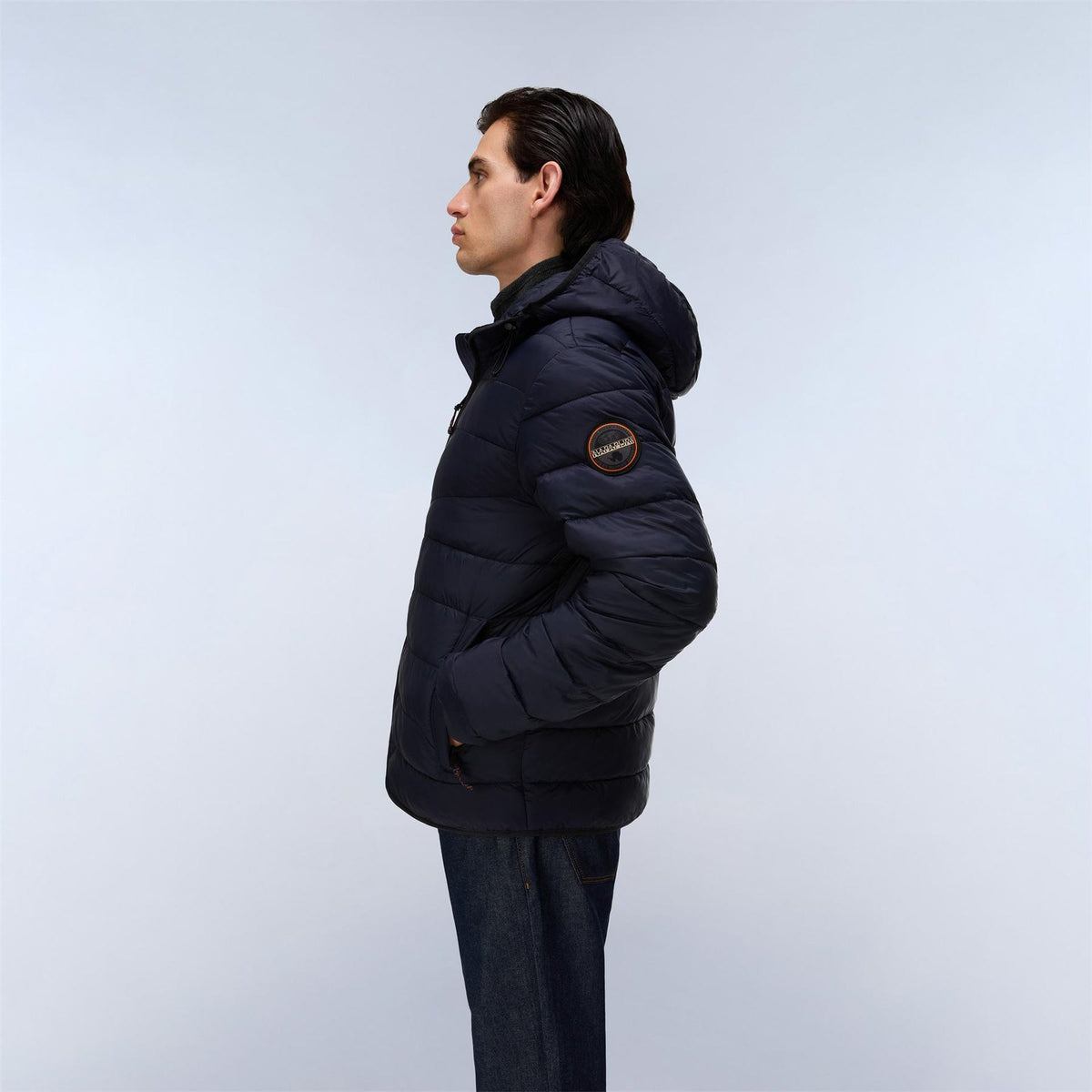 Napapijri Aerons Full Zip Hooded Short Puffer Jacket