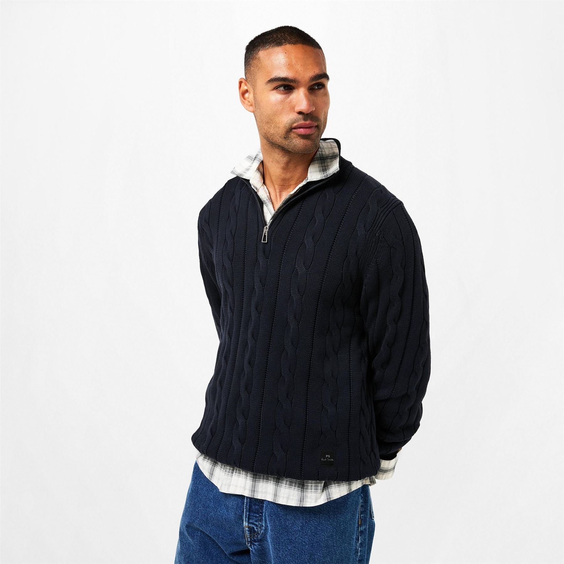 PS Paul Smith Cable Crew Neck Jumper
