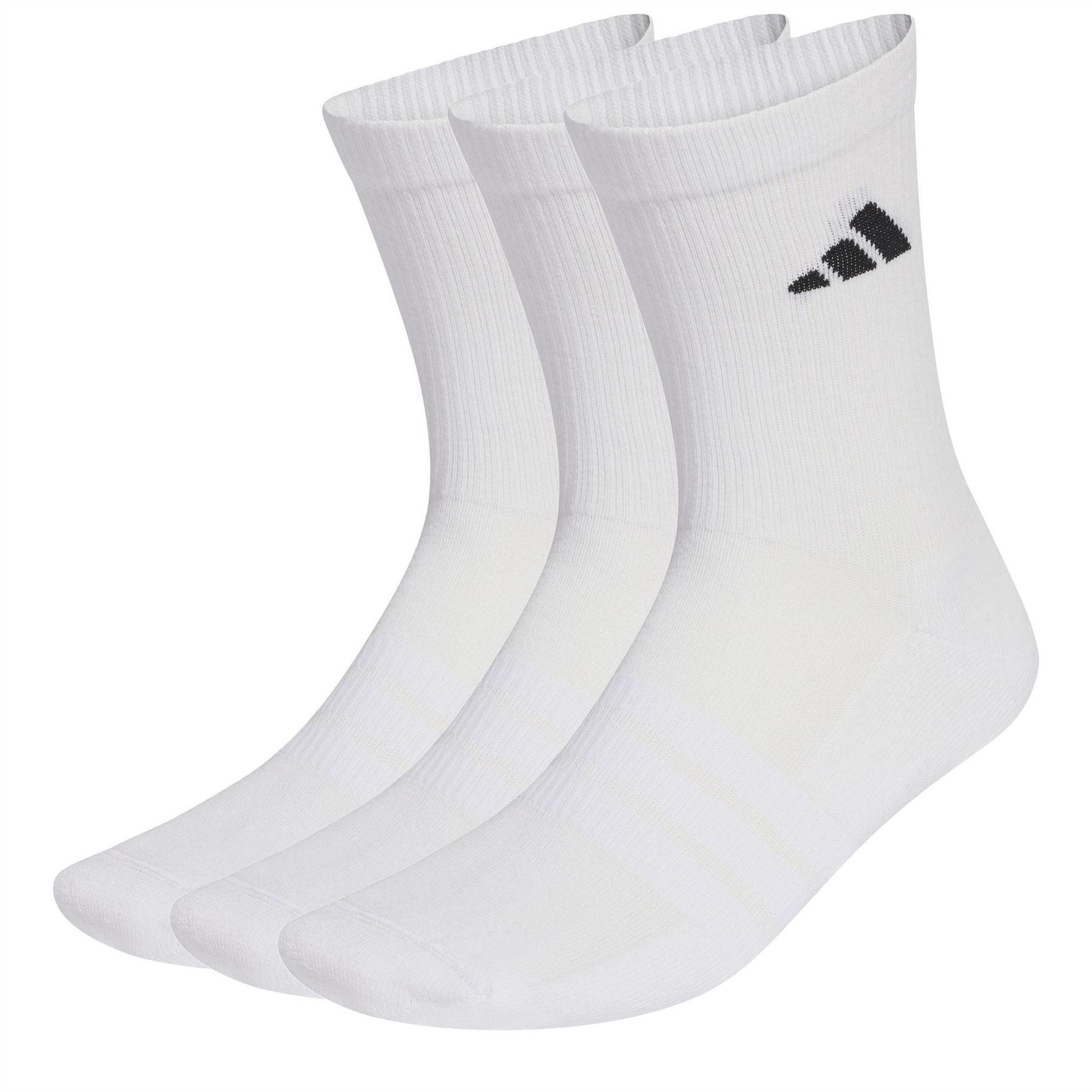 adidas 3 Pack Crew Socks Adults