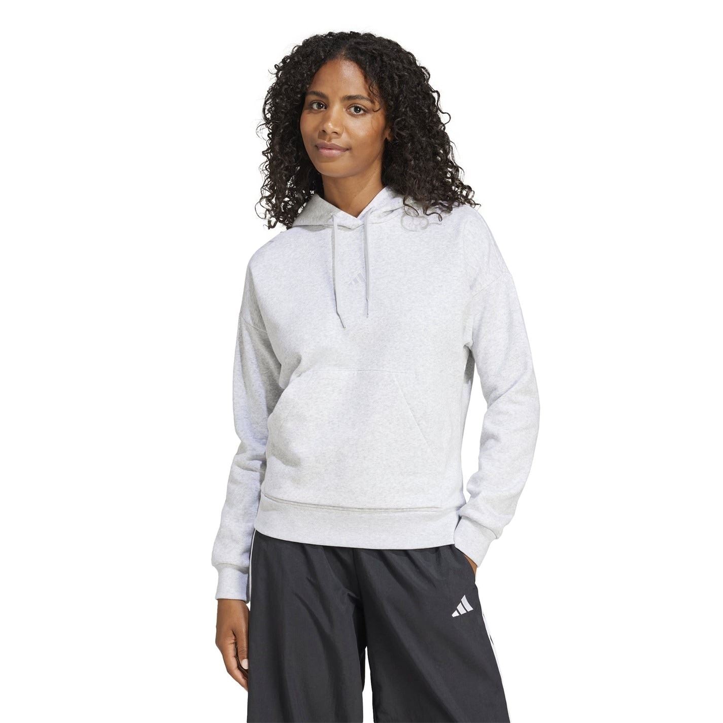 adidas Essentials 3 Stripes Fleece Hoodie