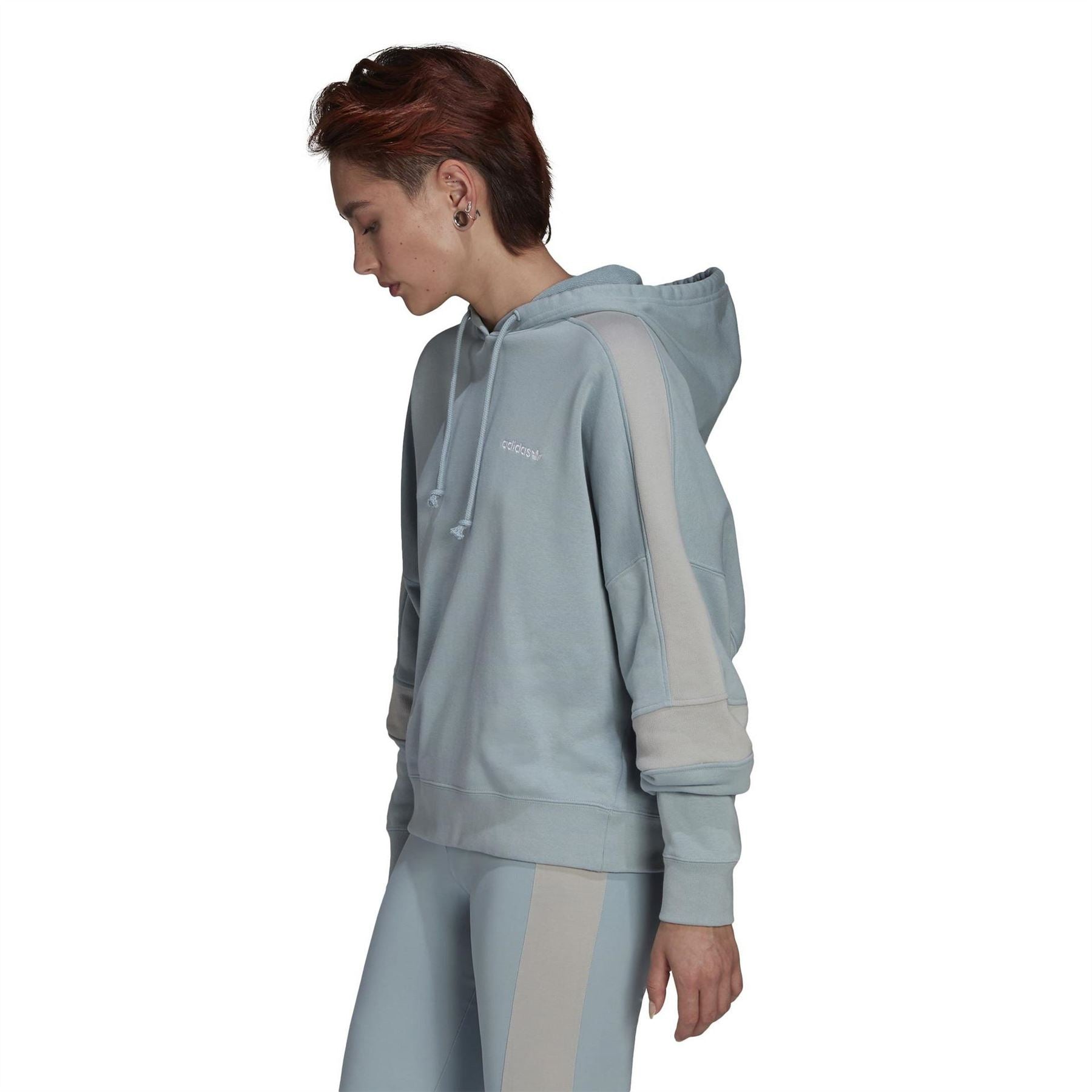 adidas Originals Hooded Oversize Fit Long Sleeve Jacket