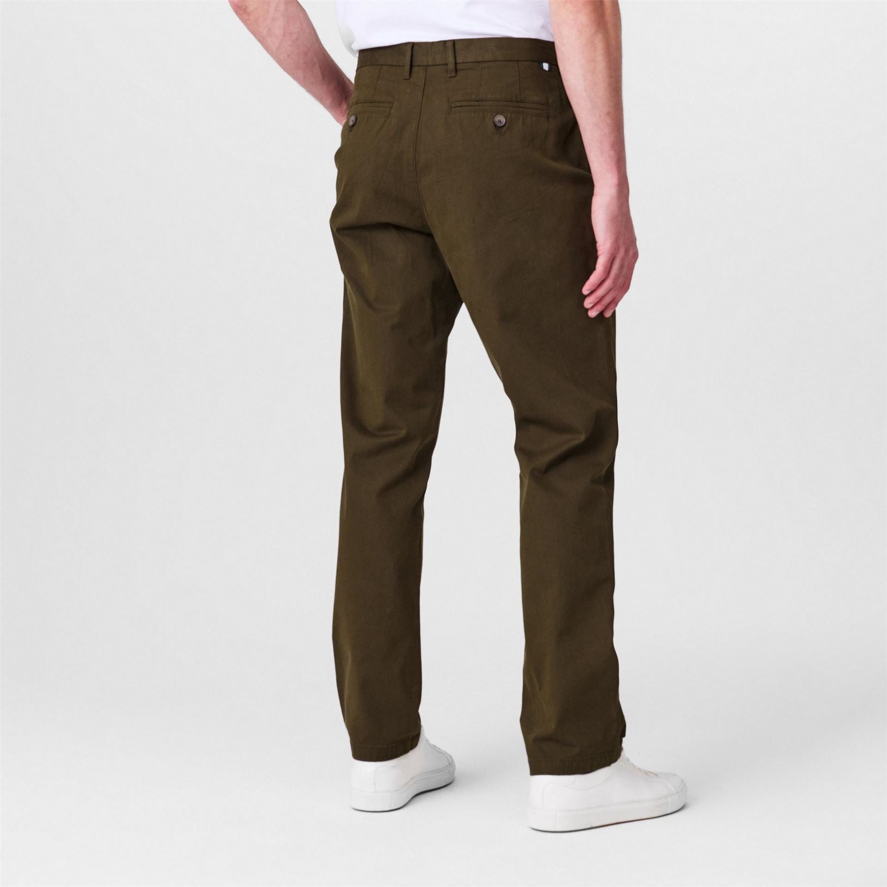 Ted Baker Haydae Solid Patterned Straight Chinos