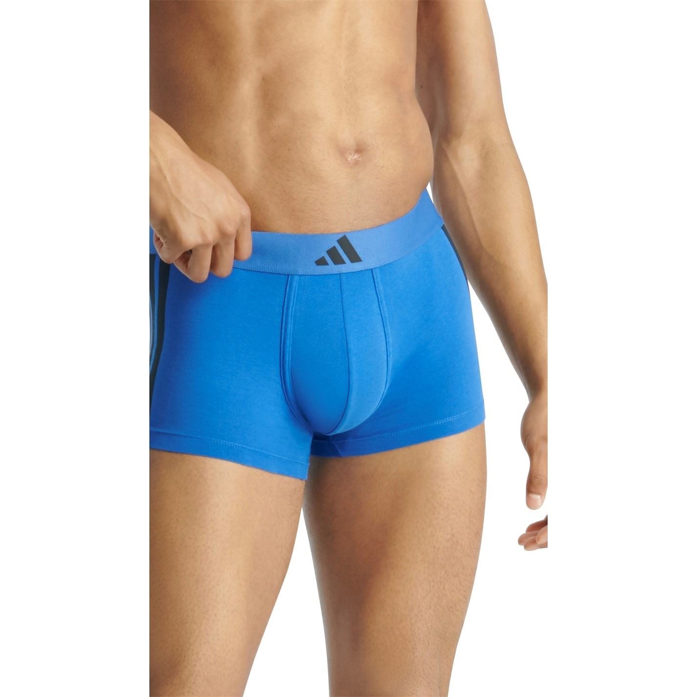 adidas 2 Pack Stripe Patterned Boxer Brief