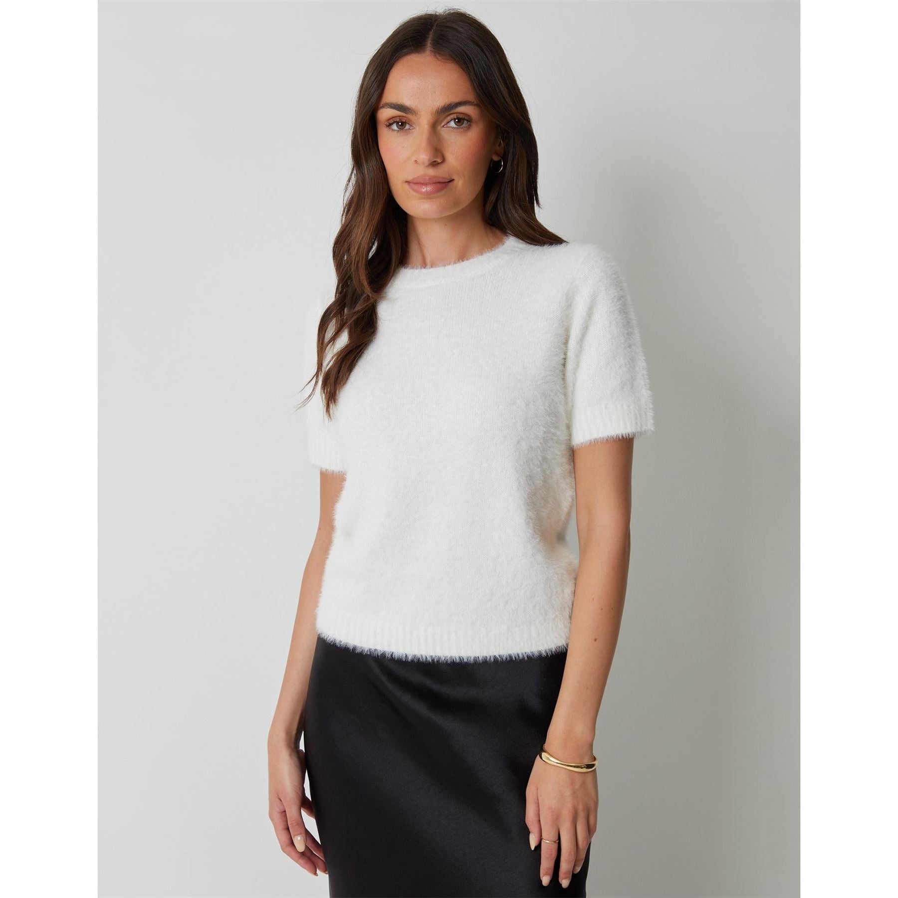 Threadbare Crew Neck Short Sleeve Regular Fit Sweater