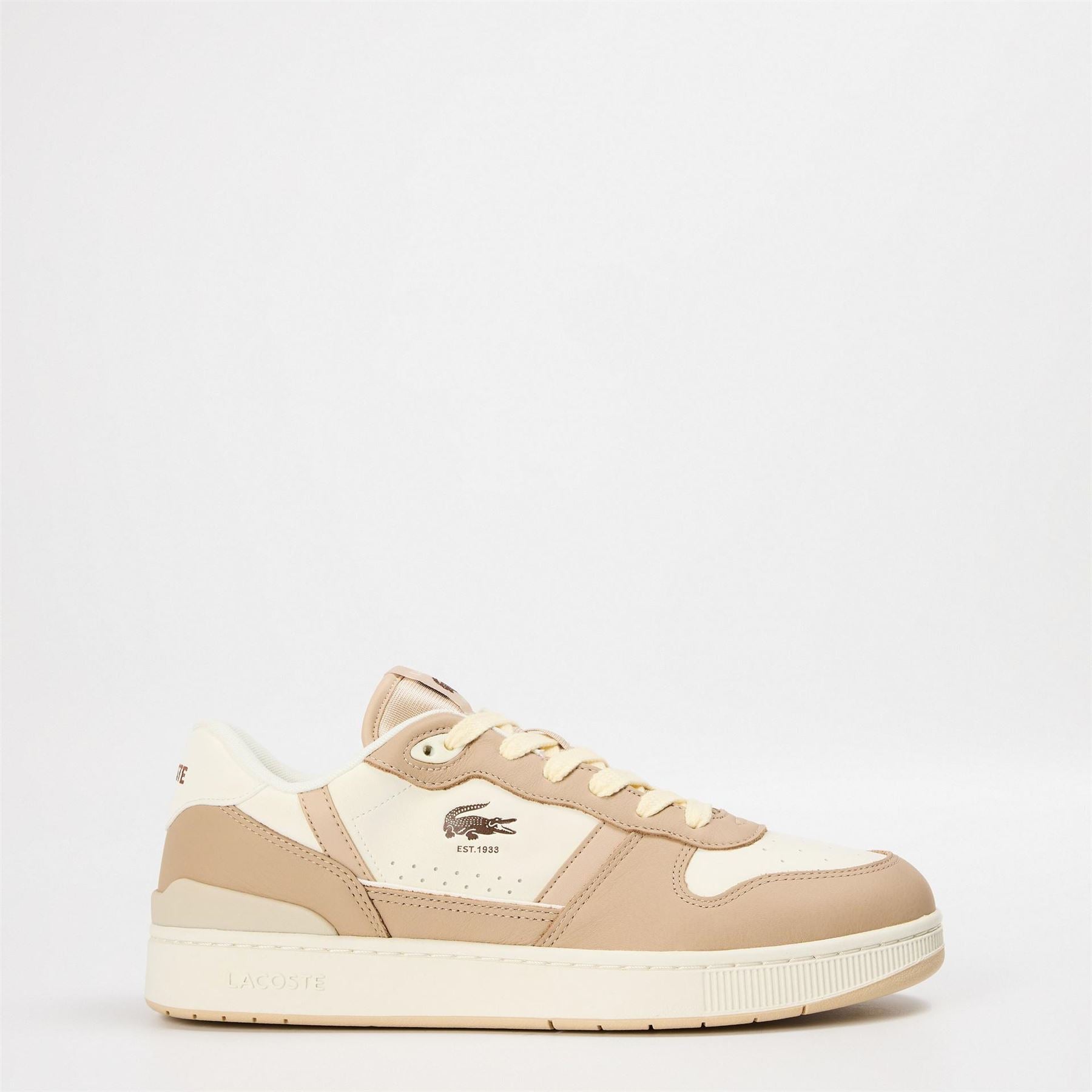 Lacoste T Clip Low Top Built-In Heel Sneakers