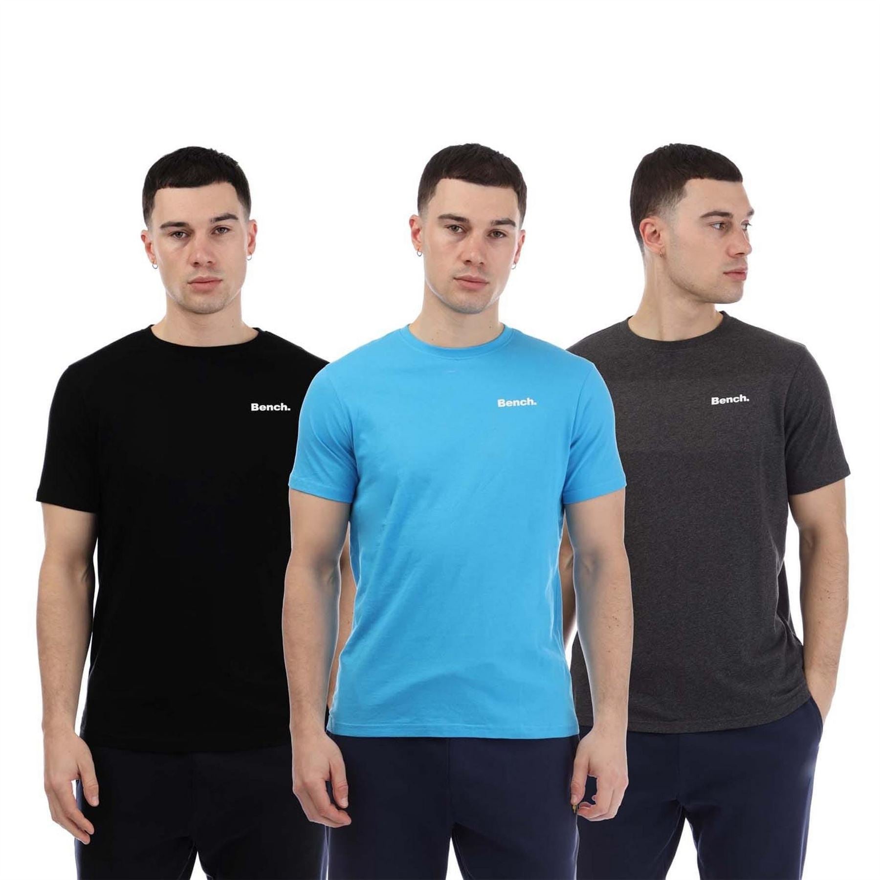 Bench 3 Pack Logo T-Shirts