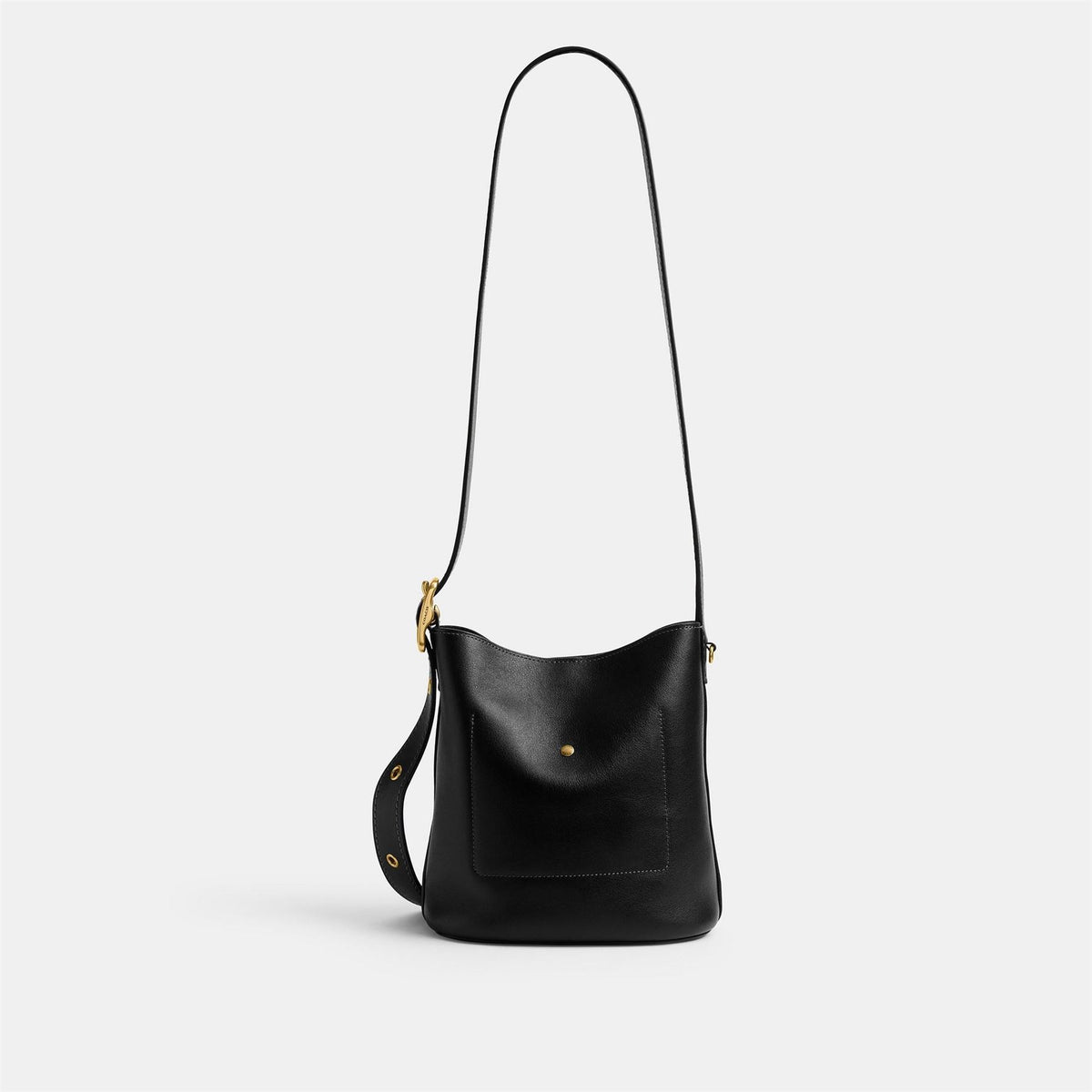 Coach Bleeker Cylinder Shape Cross Body with Patch