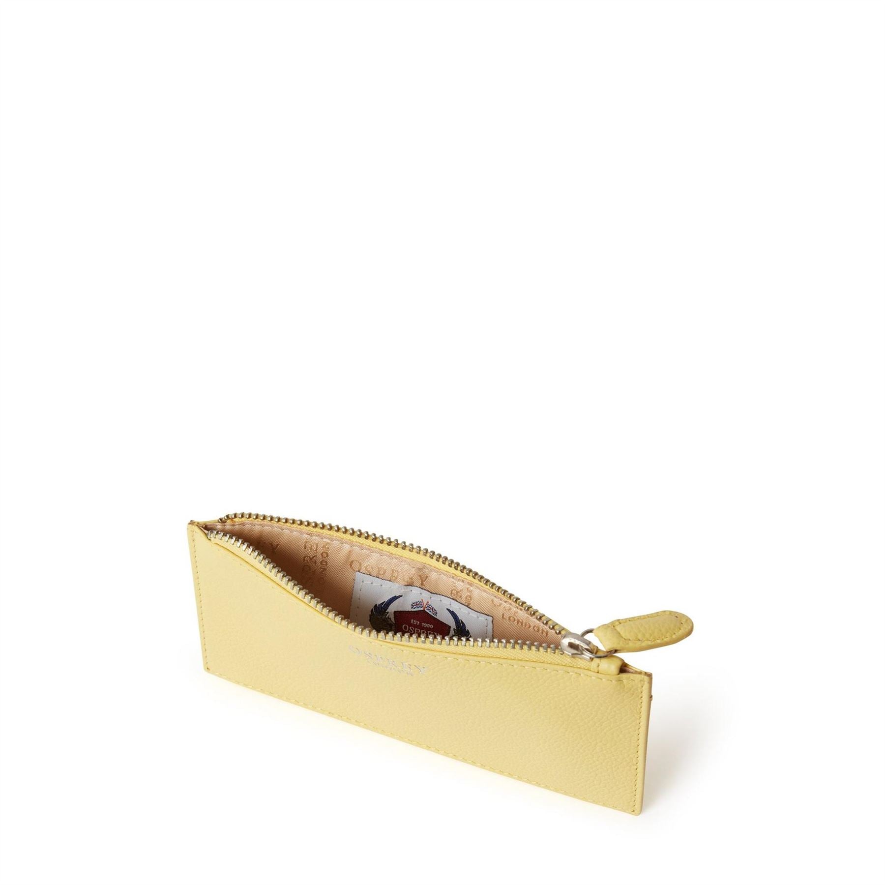 Osprey London London Molly Zip Top Leather Card Pouch