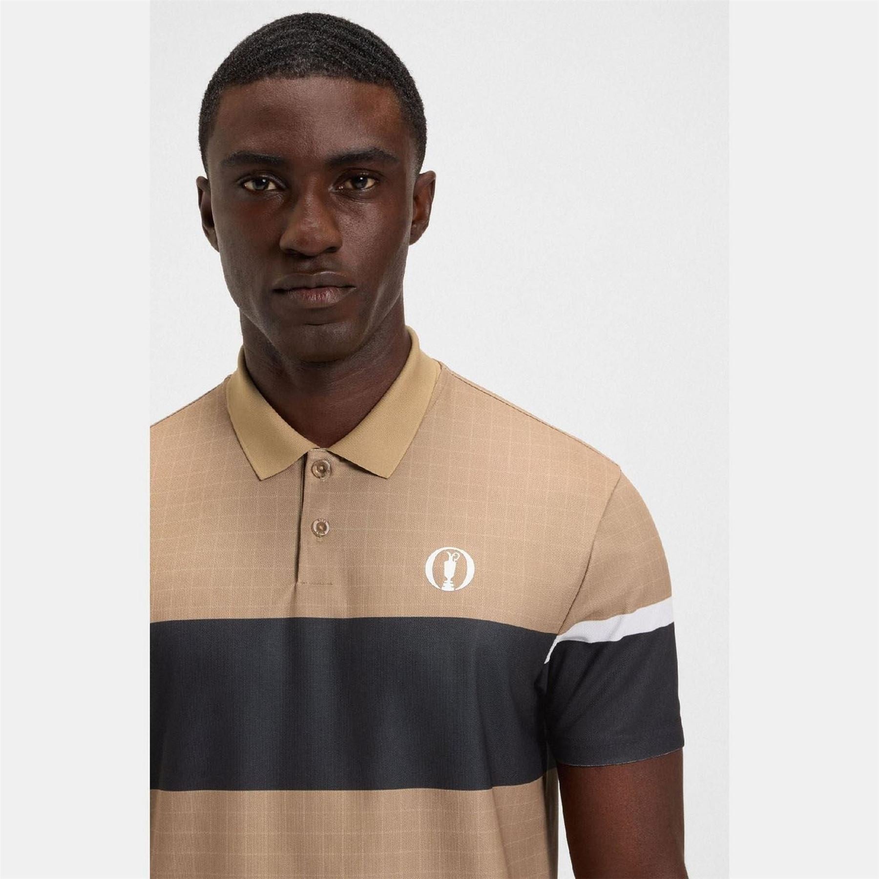 Boss Open 25 Paddy Grid Pattern Polo Shirt