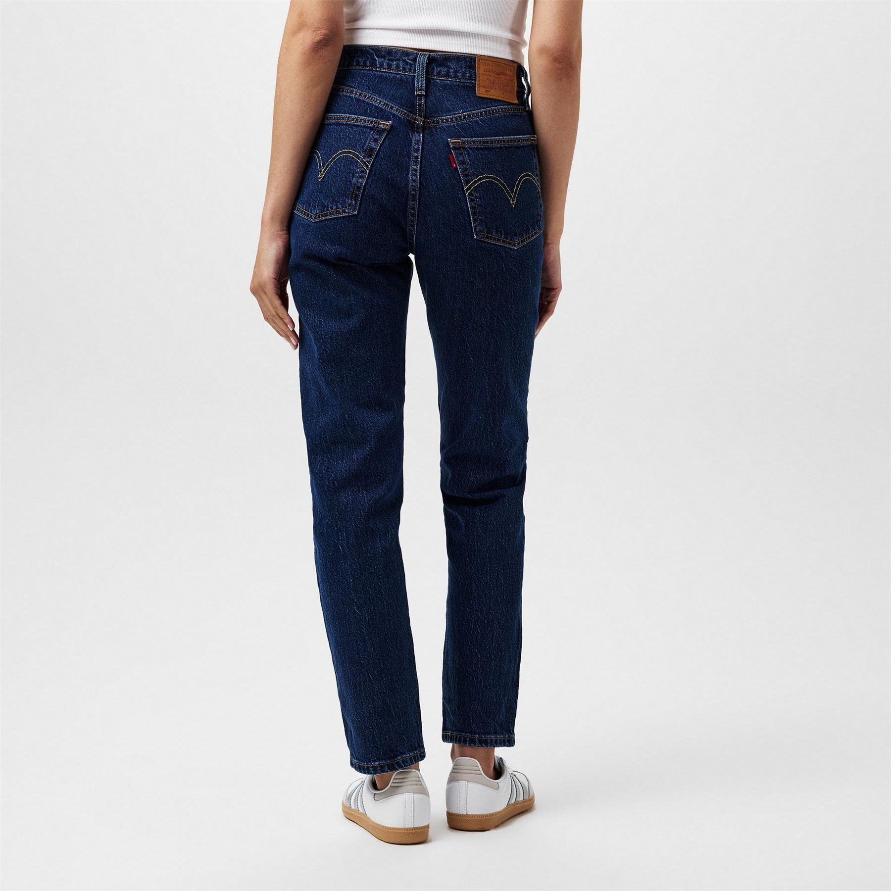 Levis 501 Womens Cropped Jeans