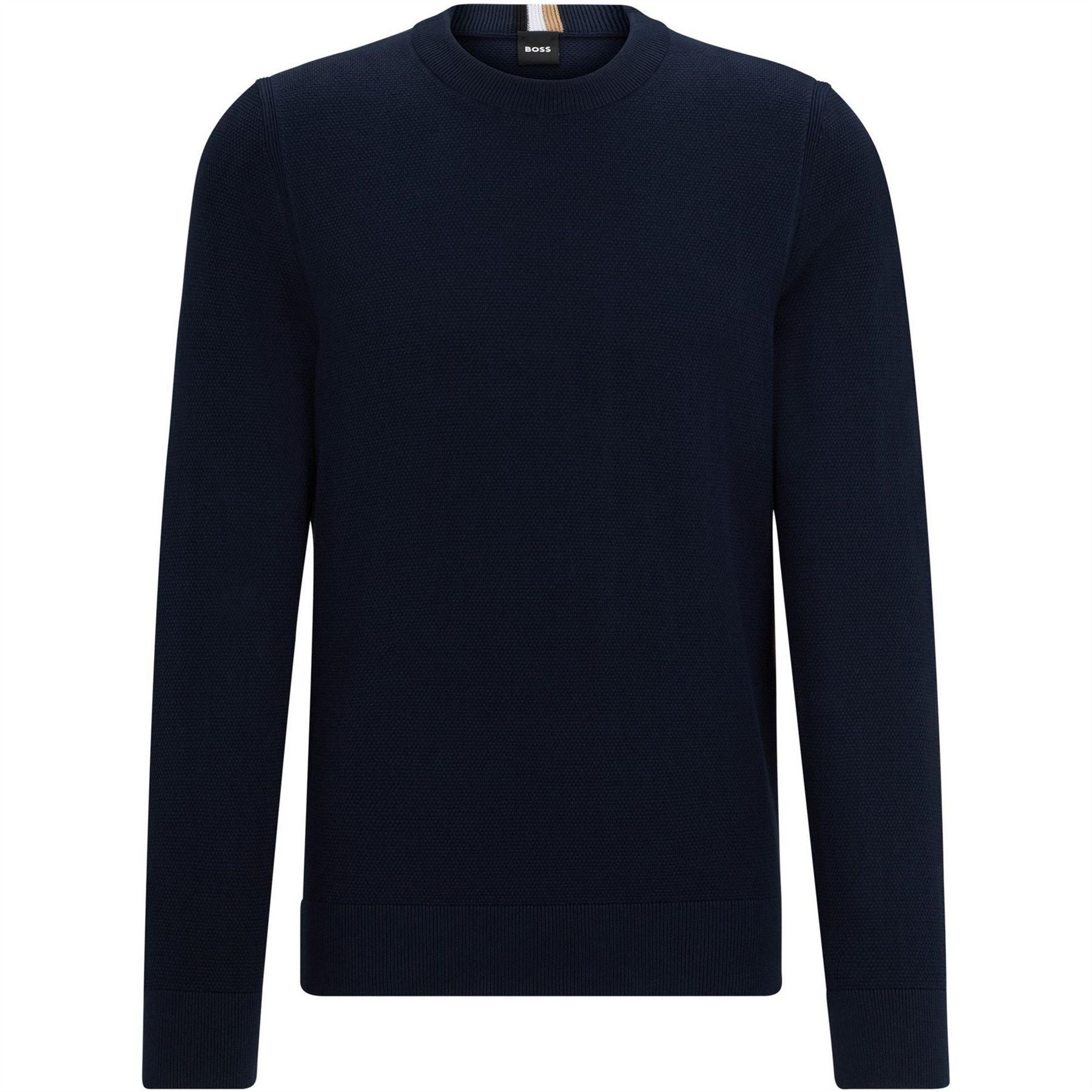 Boss Crew Neck Regular Fit Long Sleeve Sweater