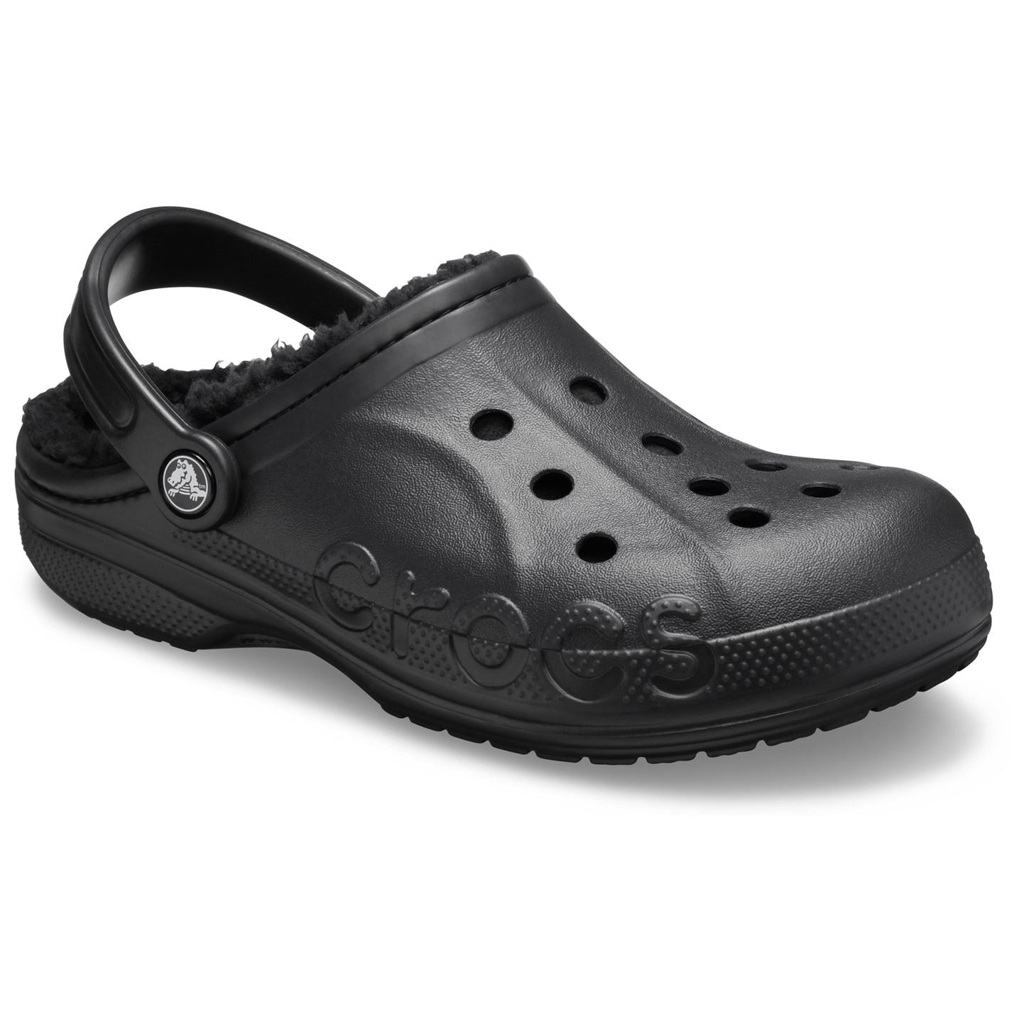 Crocs Baya Lined Flat Heel Mules