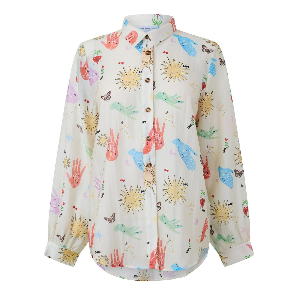 Never Fully Dressed Long Sleeve Patterned Shirt