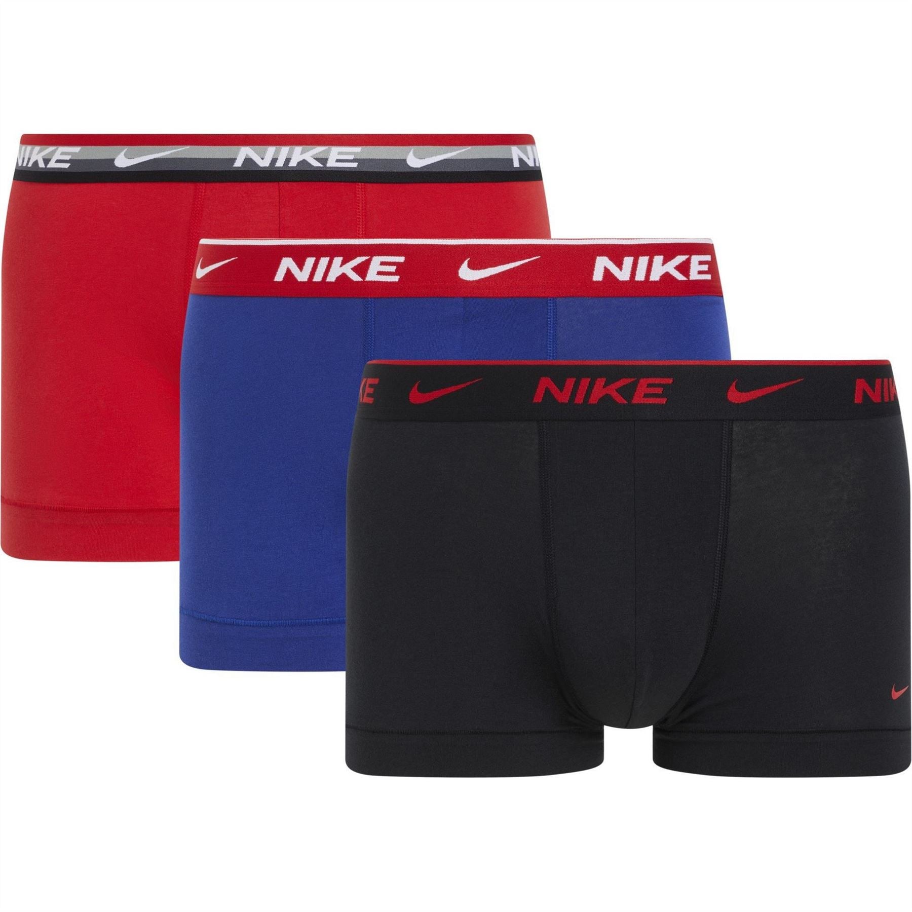Nike Mens 3 Pack Everyday Cotton Trunks