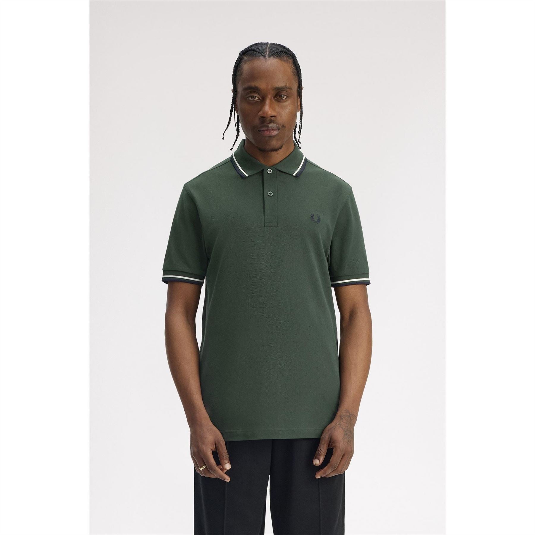 Fred Perry Sleeve Twin Tipped Polo Shirt