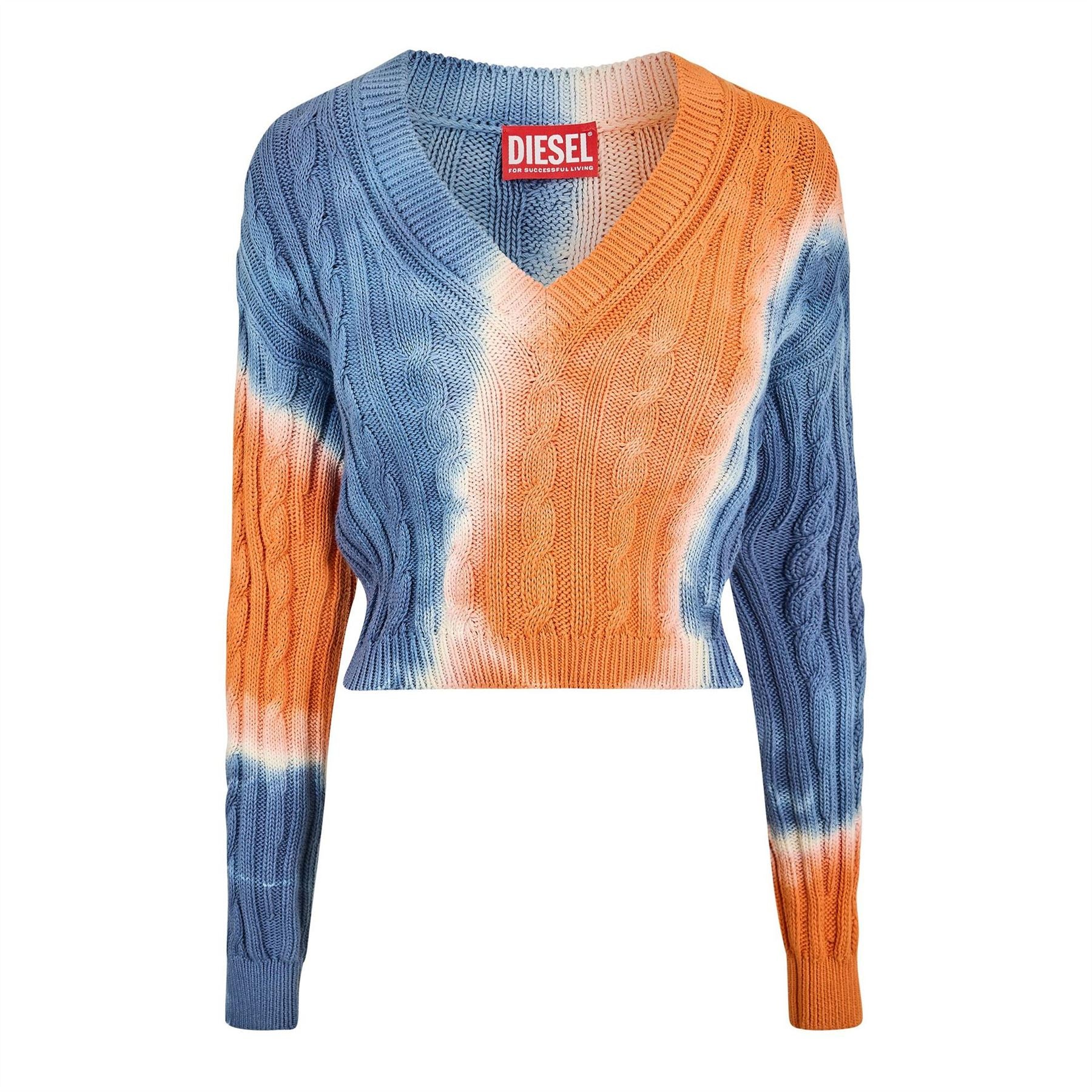 Diesel Janel V-Neck Long Sleeve Sweatshirt